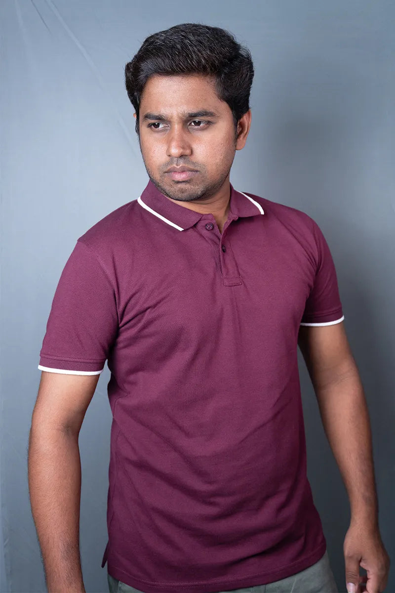 Cotton Collar T-Shirt - 3 Pcs Combo