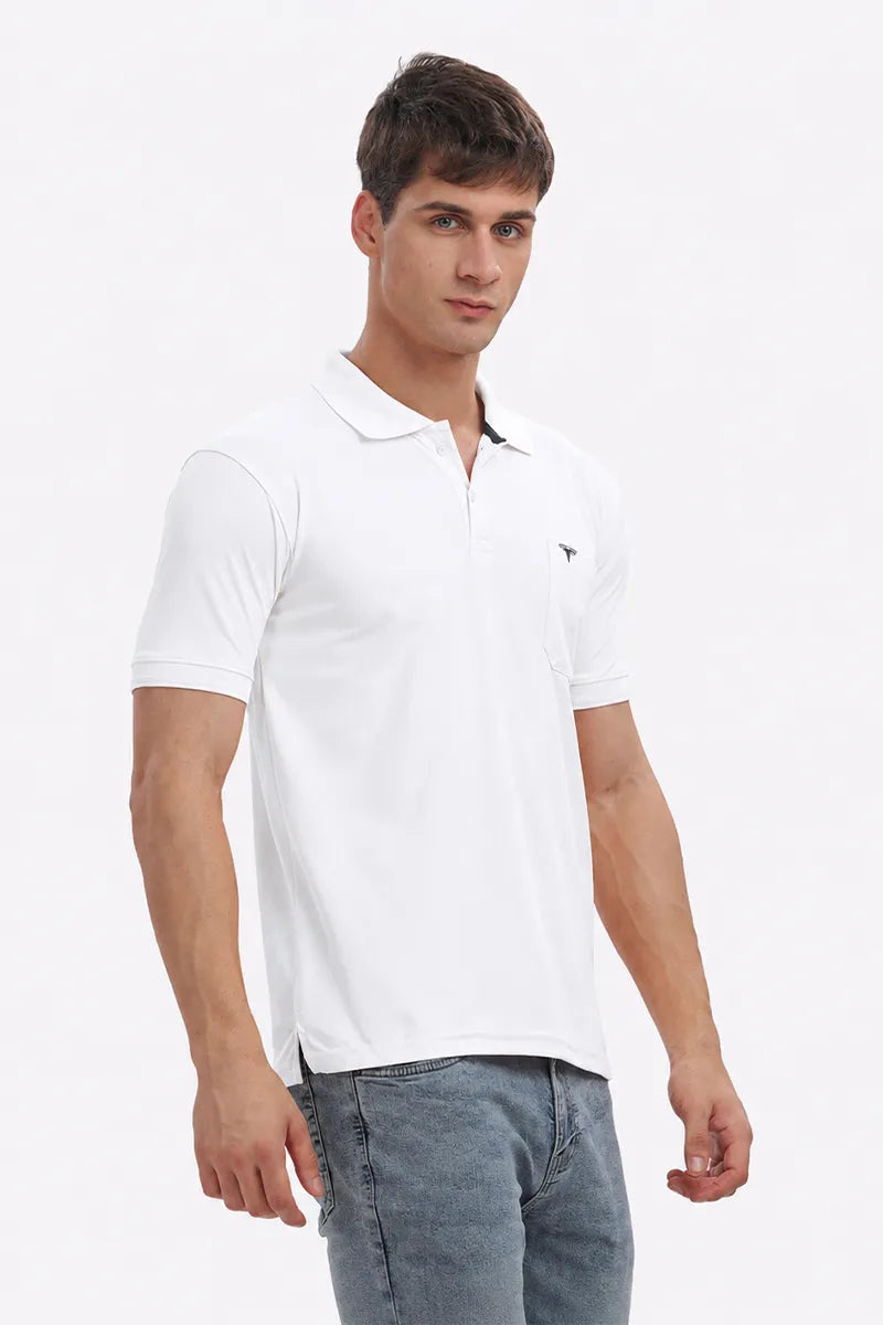 Collar T-Shirt - White
