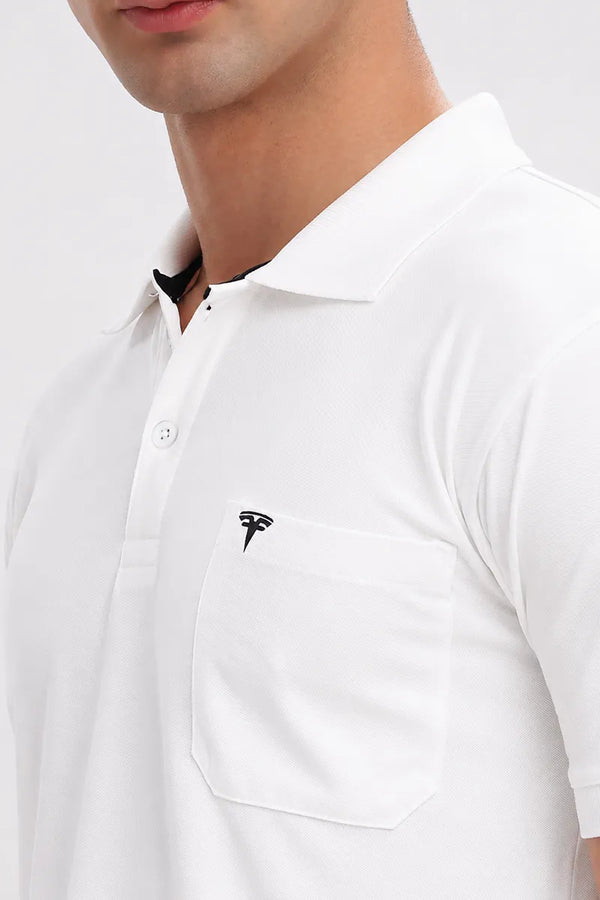 Collar T-Shirt - White