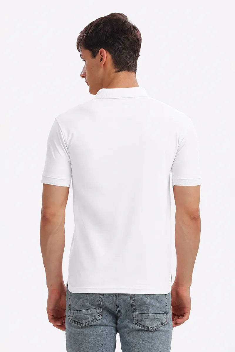 Collar T-Shirt - White