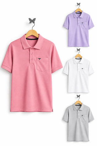 Collar Combo T-Shirt - Pack of 4