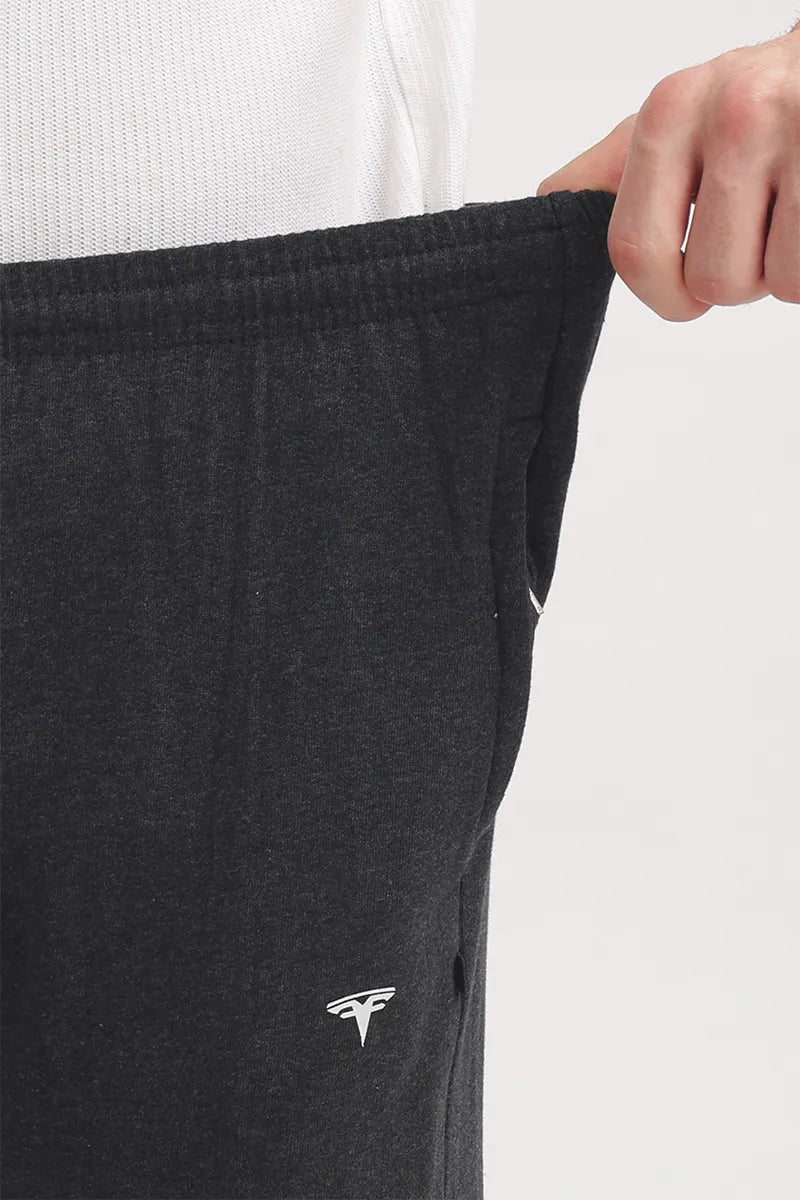 Black Mellange - 3/4th Shorts