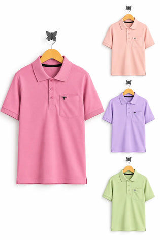 Collar Combo T-Shirt - Pack of 4