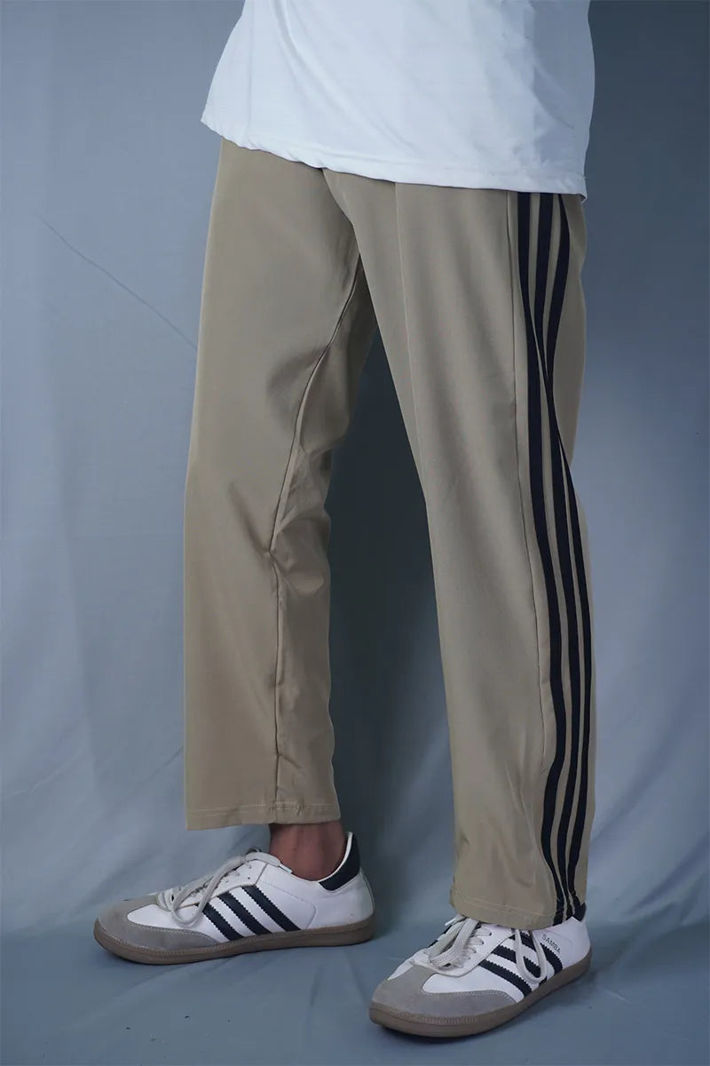 NS Stripes Track - Biscut Brown