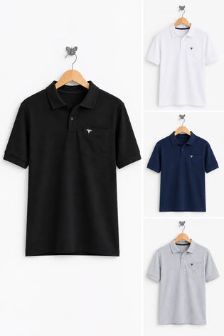 Collar Combo T-Shirt - Pack of 4