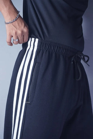 Combo Cotton Stripes Track Pant - Pack of 3