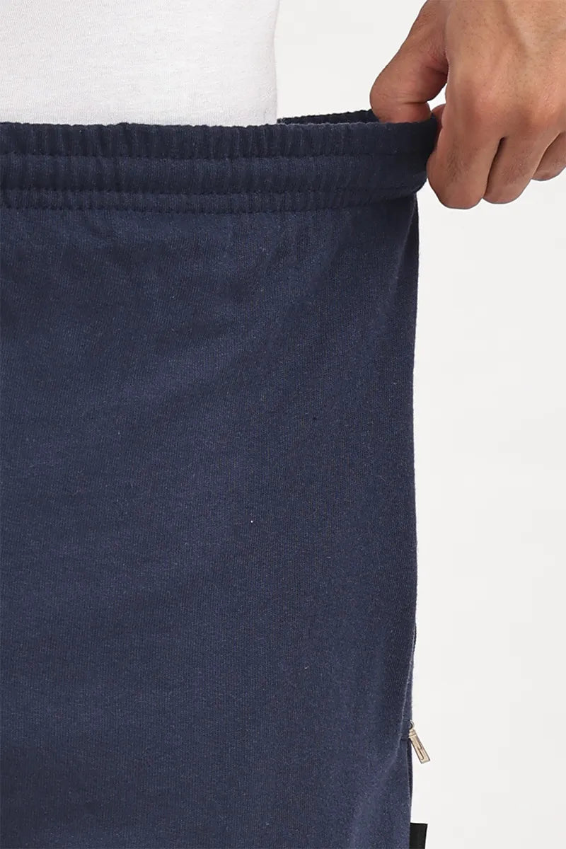 Cotton Shorts - Navy