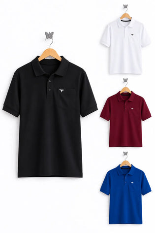 Collar Combo T-Shirt - Pack of 4