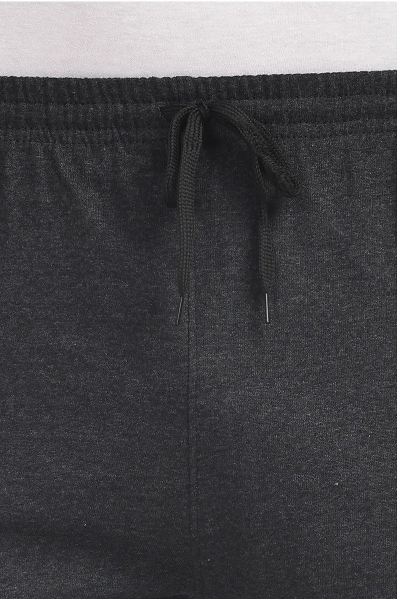 Cotton Shorts - Black Melllange