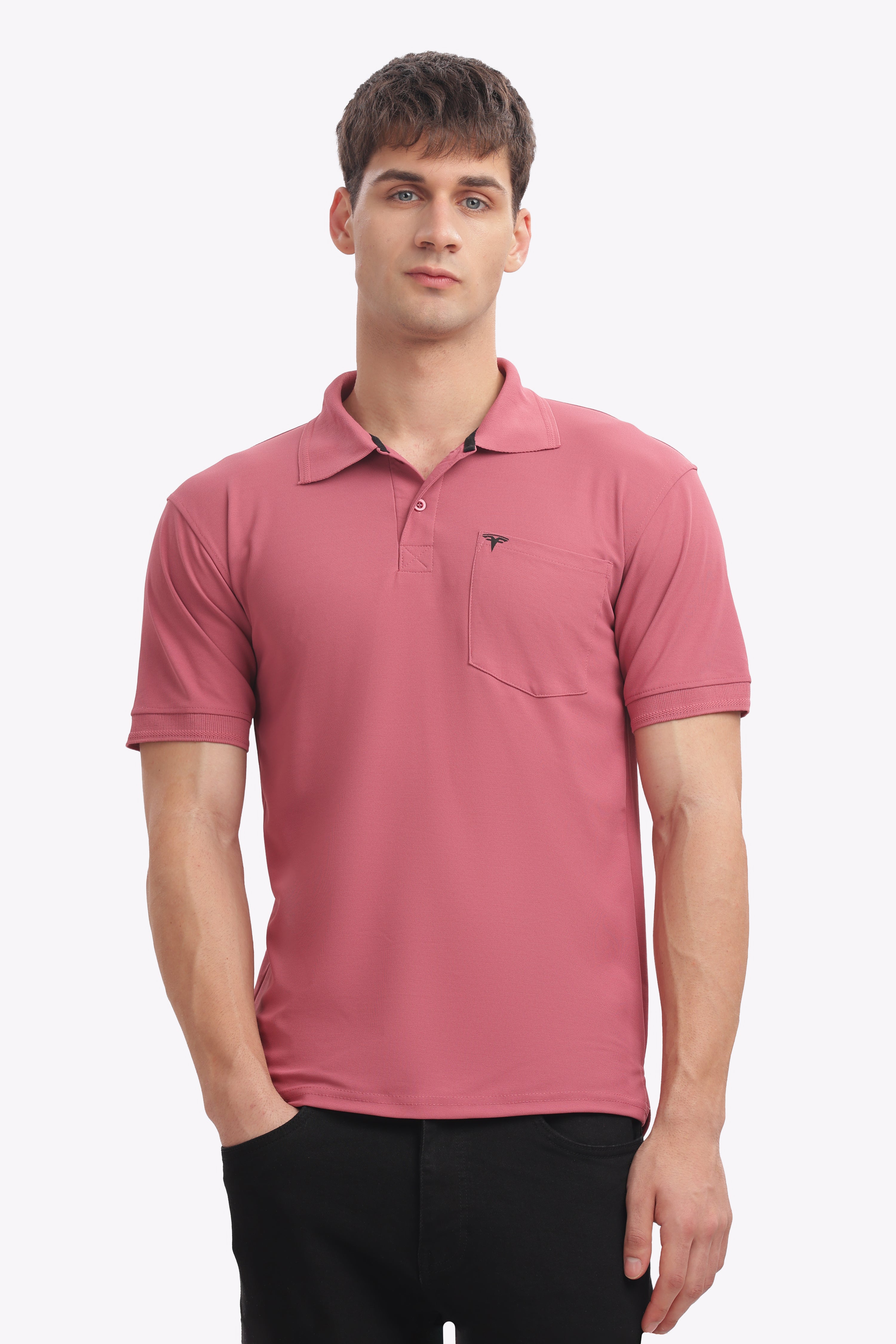 MARS “Vivid Charm” Purple Collar T-Shirt | Unique, Modern & Eye-Catching Style