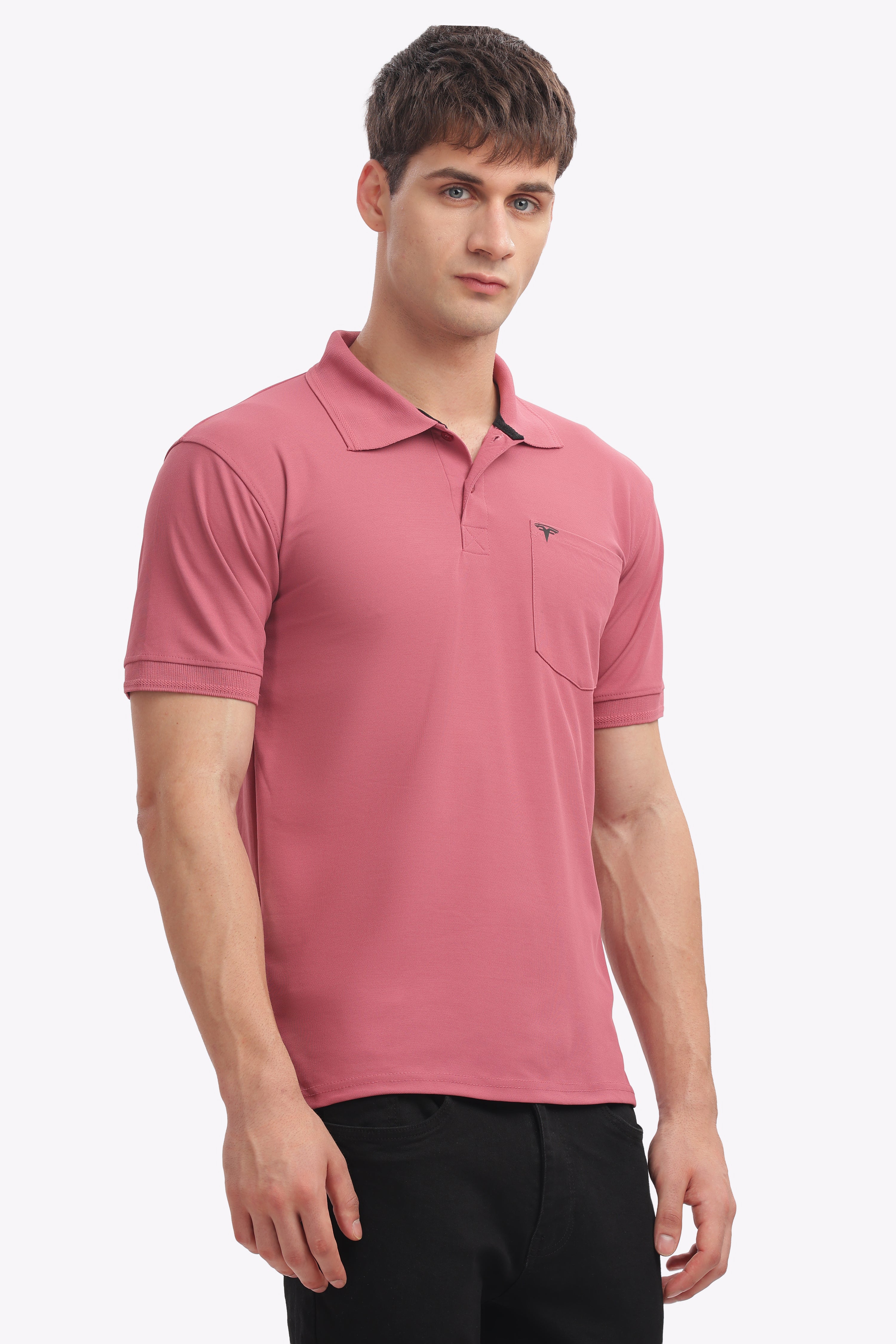 MARS “Vivid Charm” Purple Collar T-Shirt | Unique, Modern & Eye-Catching Style