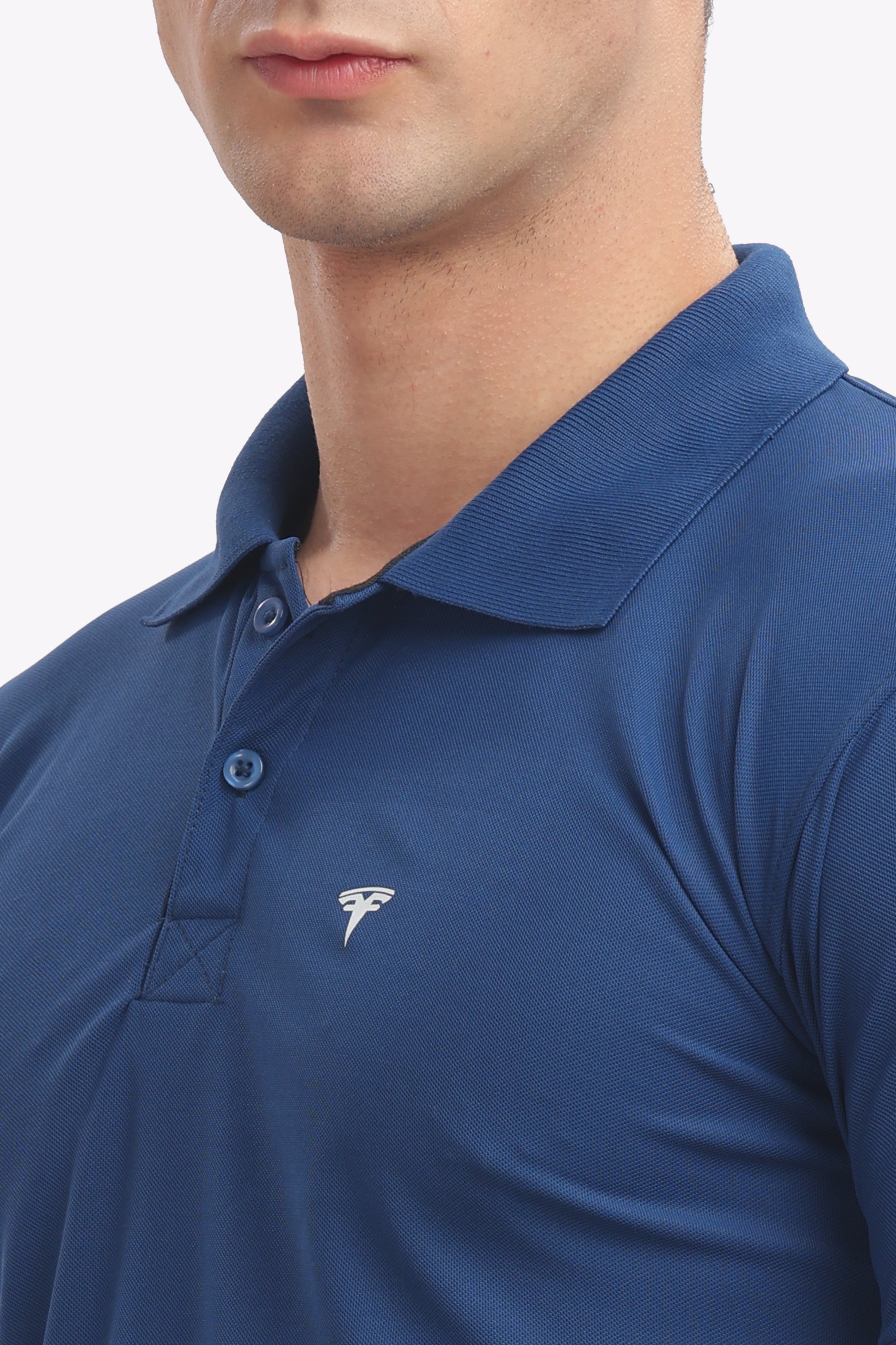 MARS “Ocean Drive” Blue Polo T-Shirt for Men | Cool & Confident Style