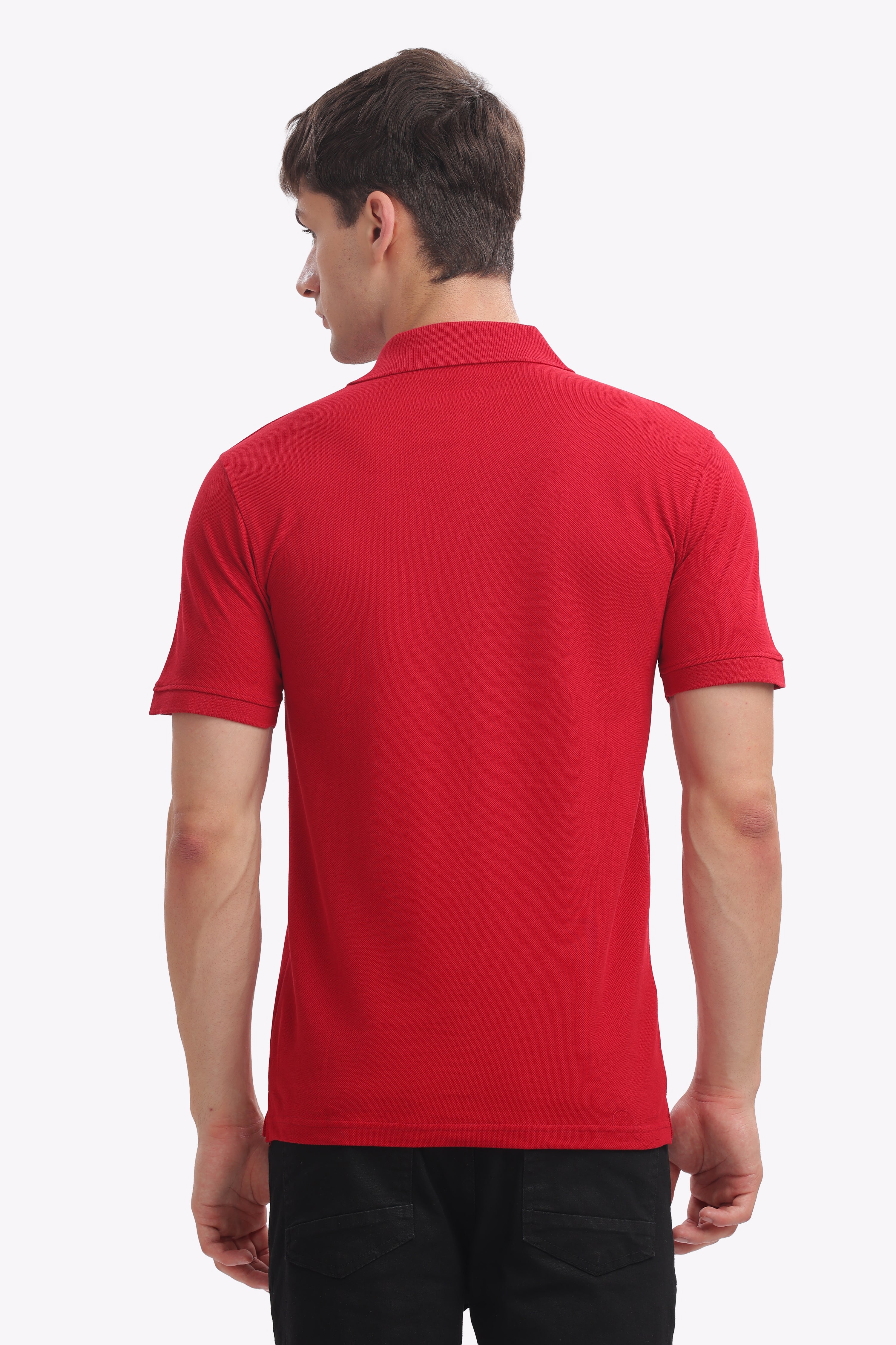 Men’s Maroon Cotton Polo | Premium Everyday Comfort