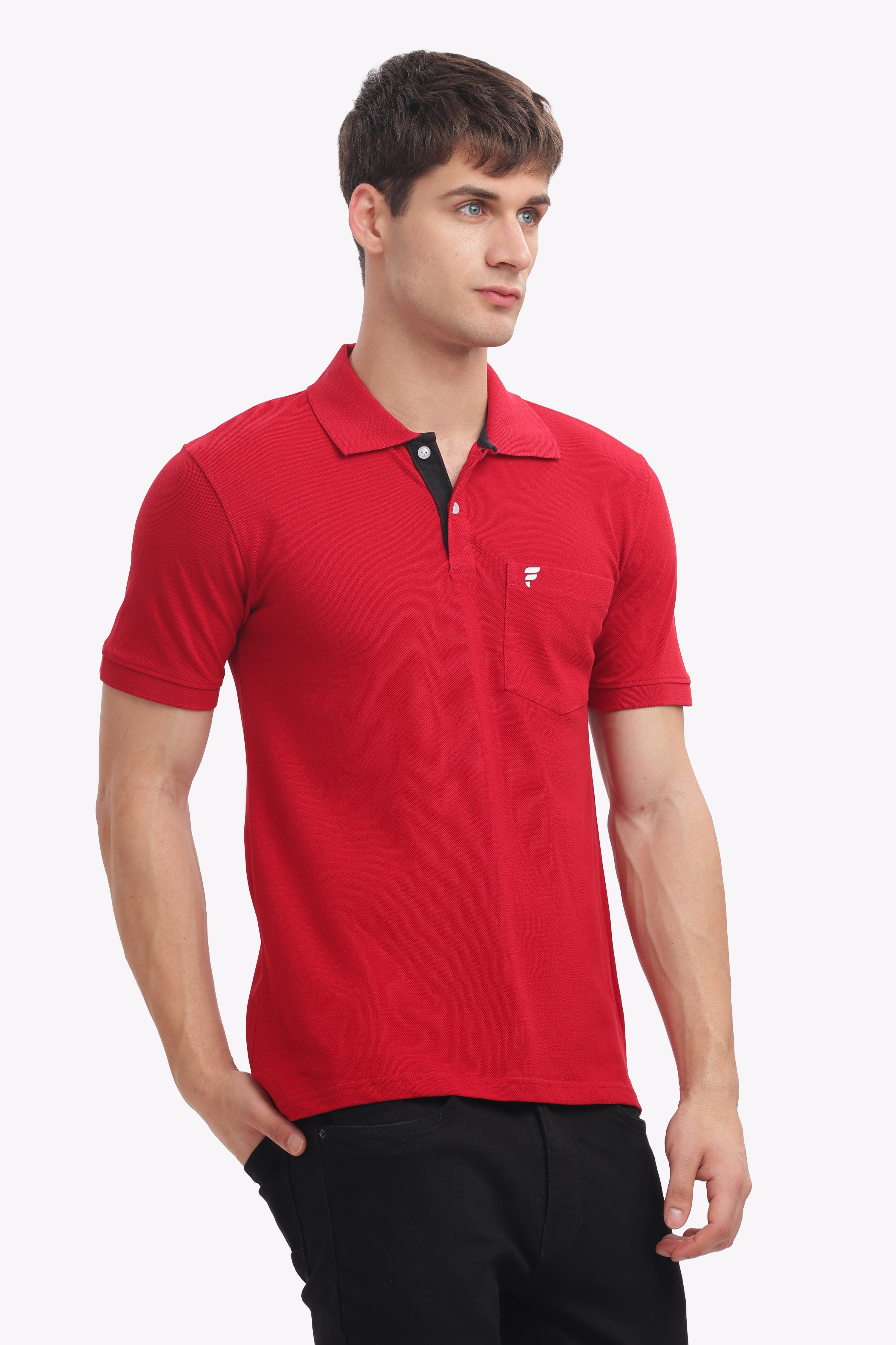 Men’s Maroon Cotton Polo | Premium Everyday Comfort