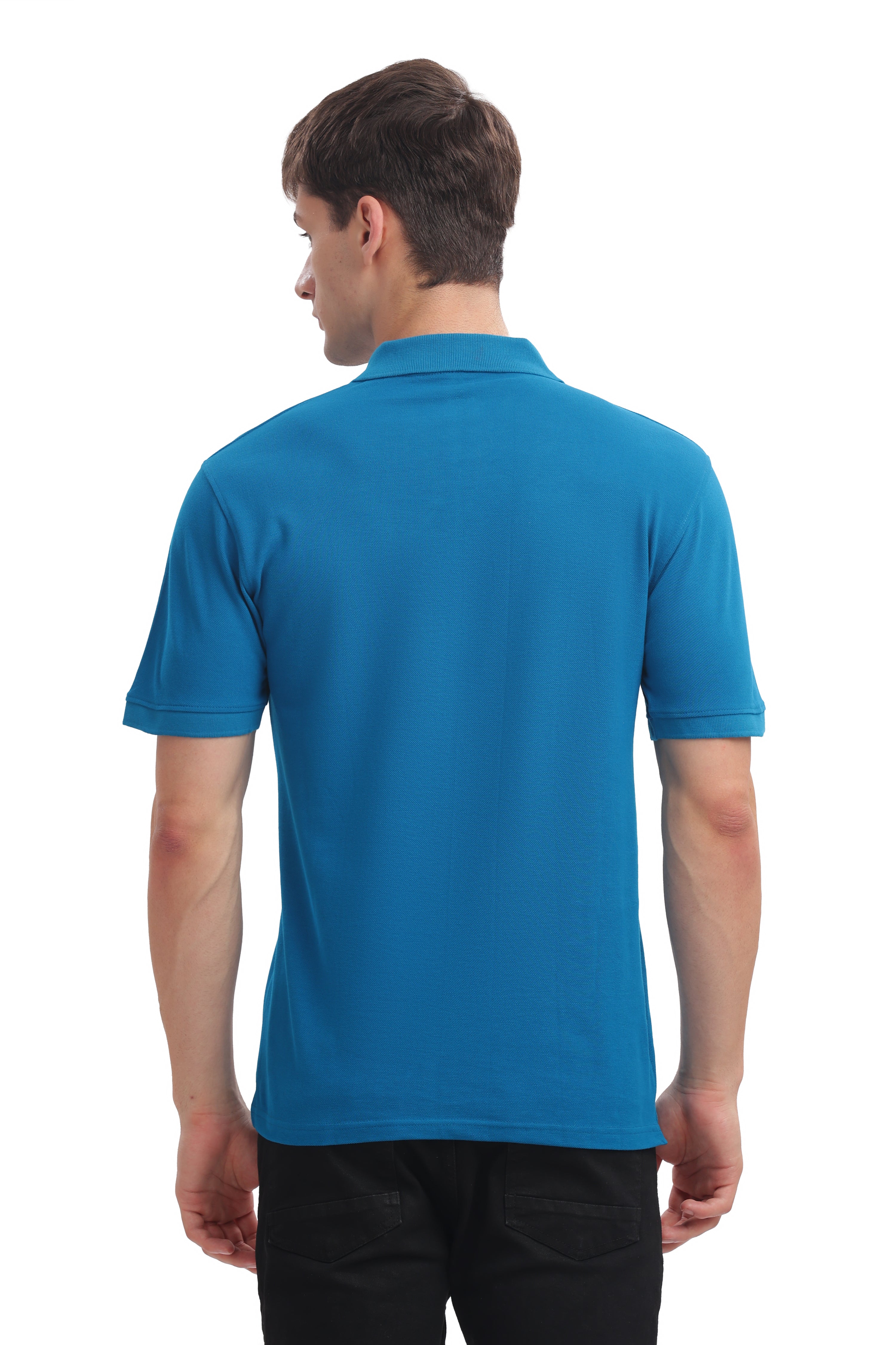 Men’s Cotton Polo T-Shirt – Ink Blue | Premium Soft Cotton