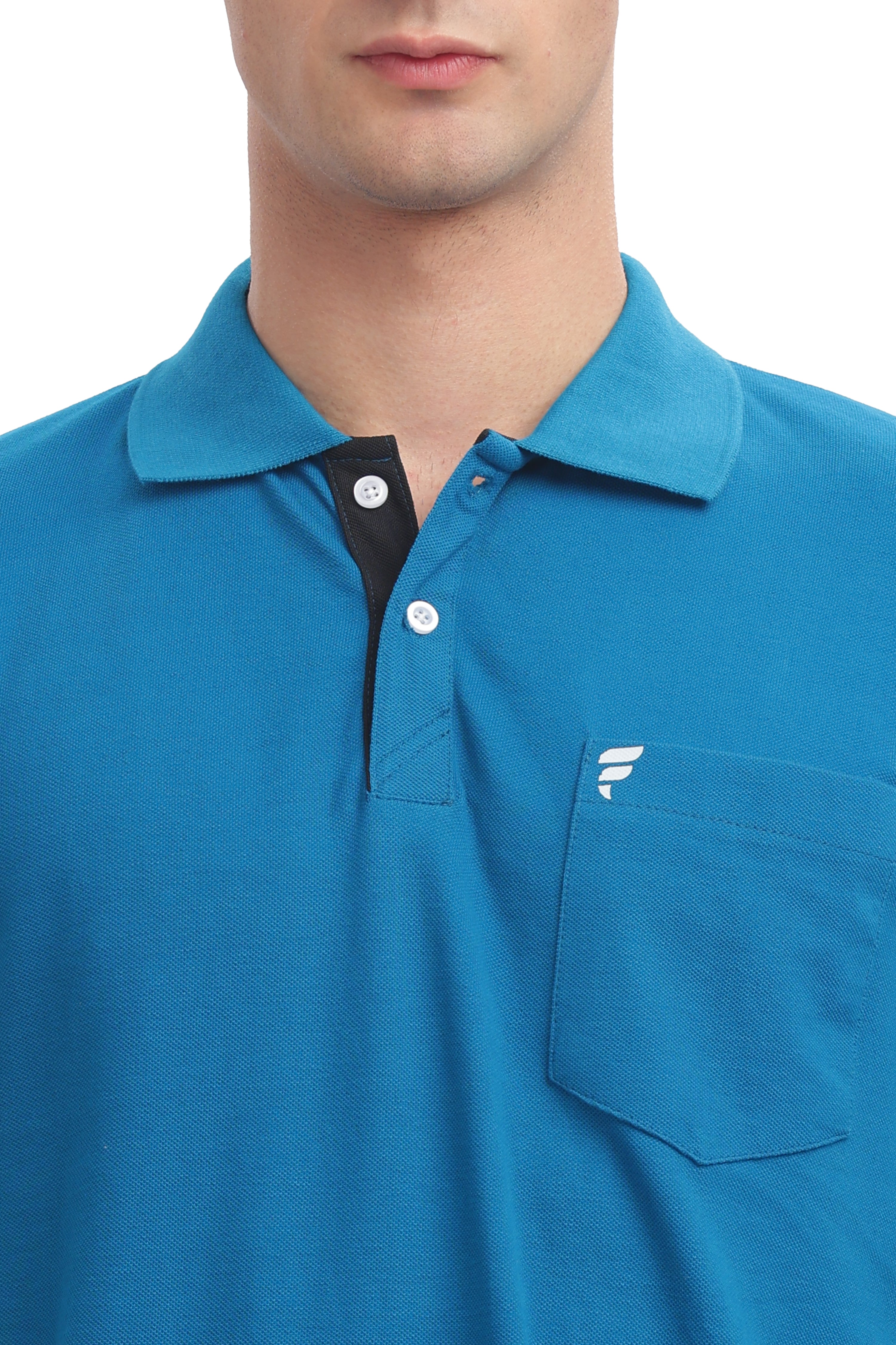 Men’s Cotton Polo T-Shirt – Ink Blue | Premium Soft Cotton