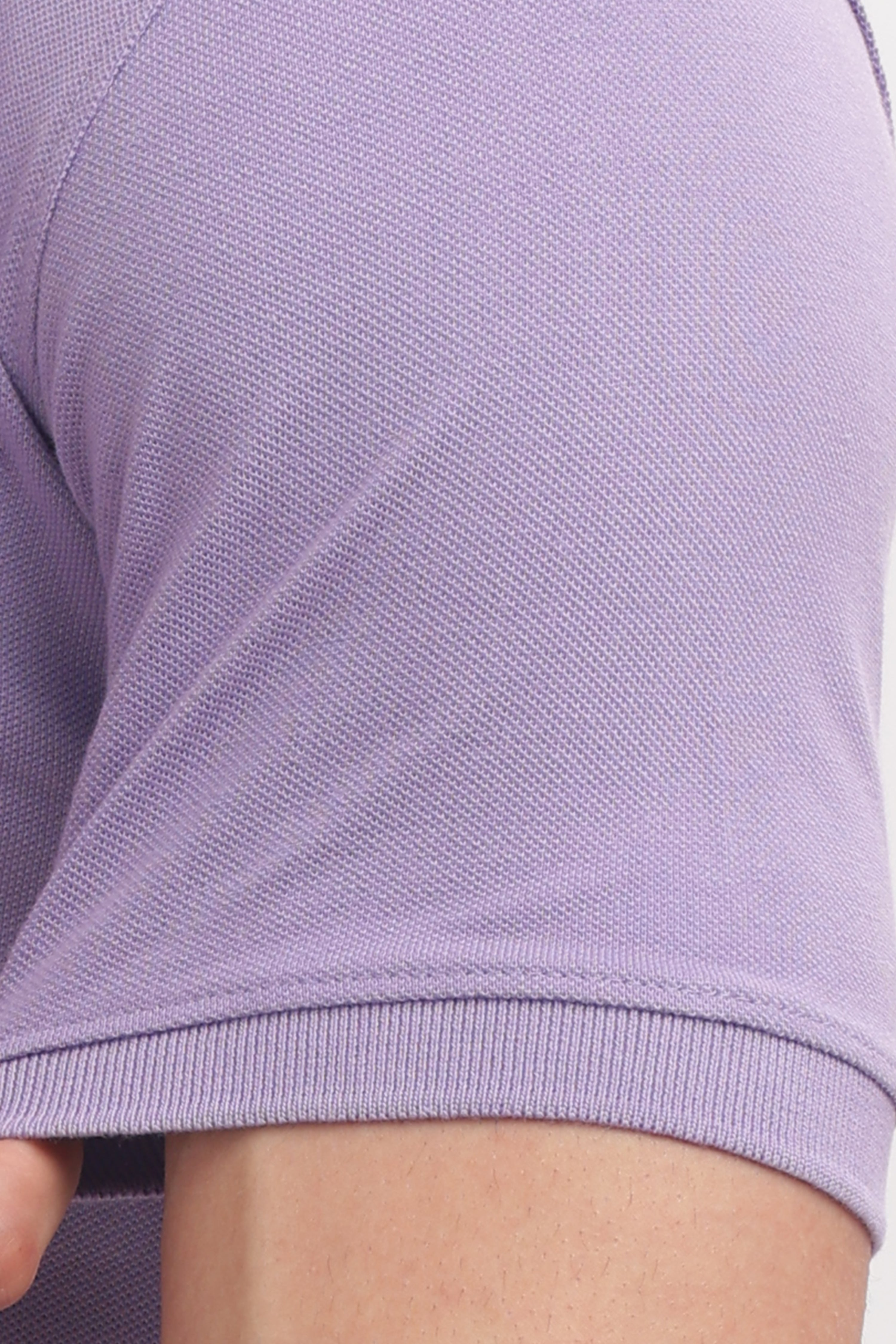 Men’s Premium Cotton Collared T-Shirt – Purple | Soft, Breathable, & Stylish