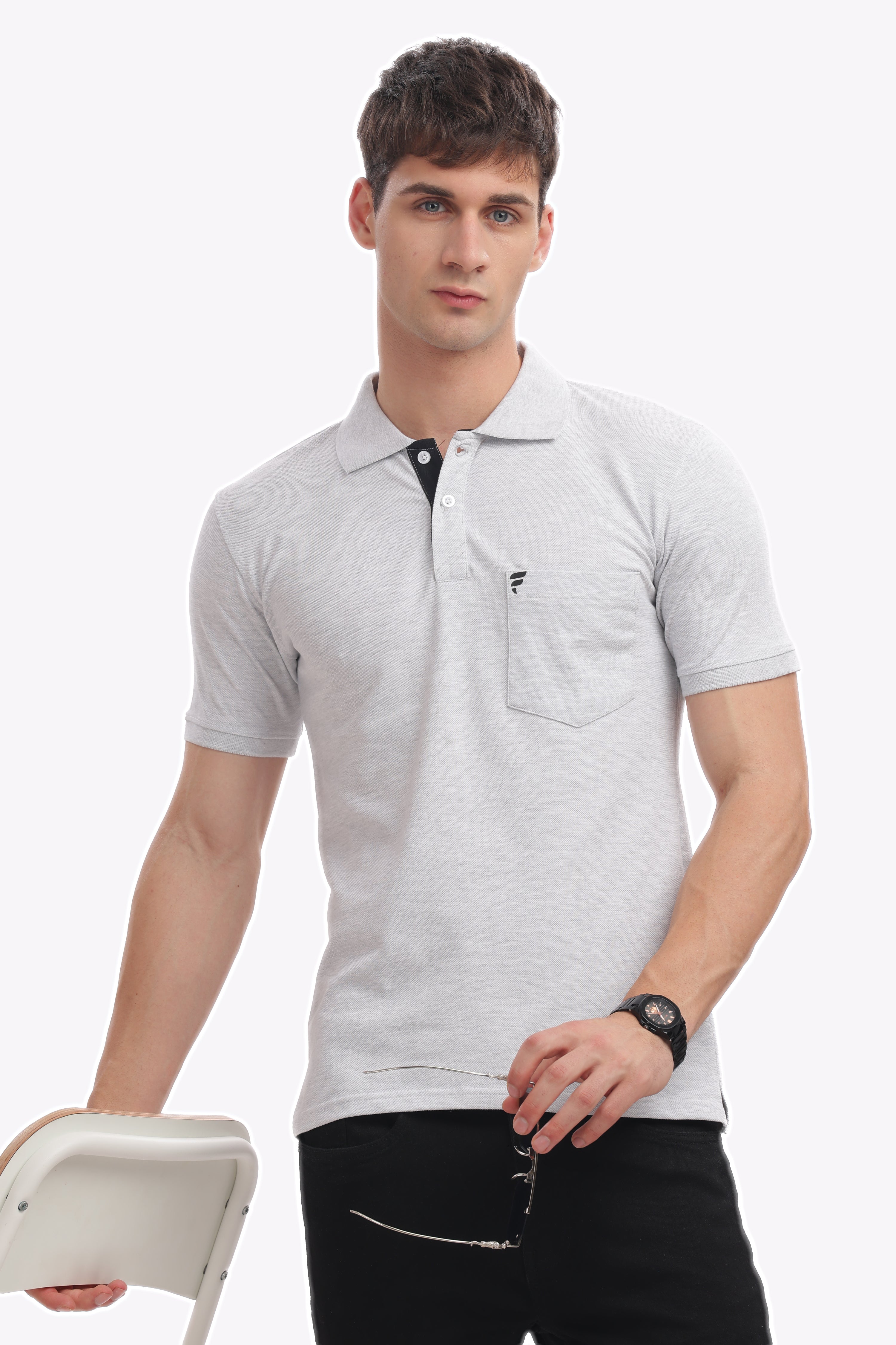 Combo Pack of 3 Men’s Cotton Collared T-Shirts | Premium Soft Polo | Breathable Everyday Wear