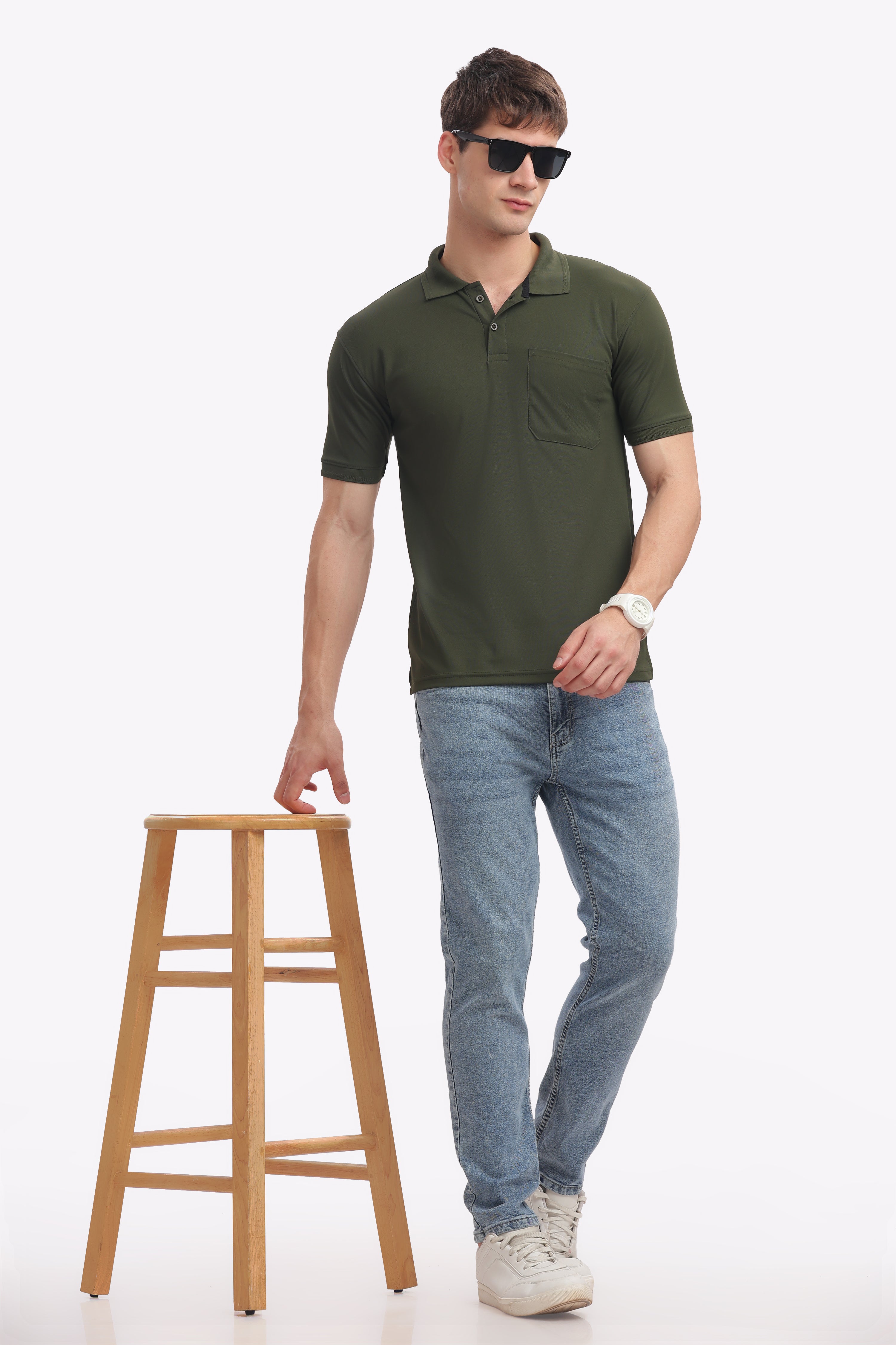 Combo Pack of 3 Men’s Cotton Collared T-Shirts | Premium Soft Polo | Breathable Everyday Wear