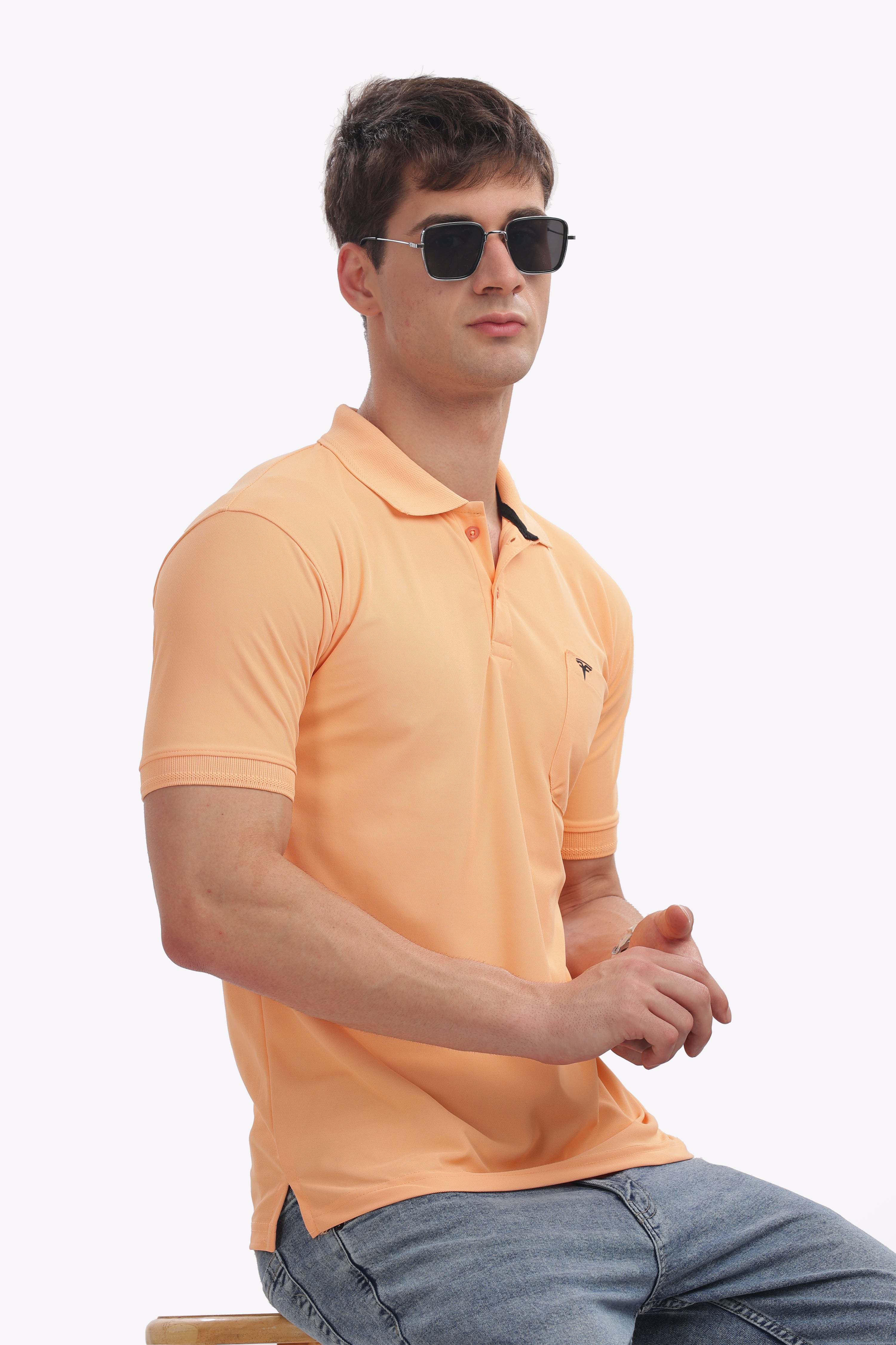 Premium Collar T-Shirts  –- 4 pcs Combo Pack - No-Iron, Easy Maintenance, All-Day Fresh Look Fabric