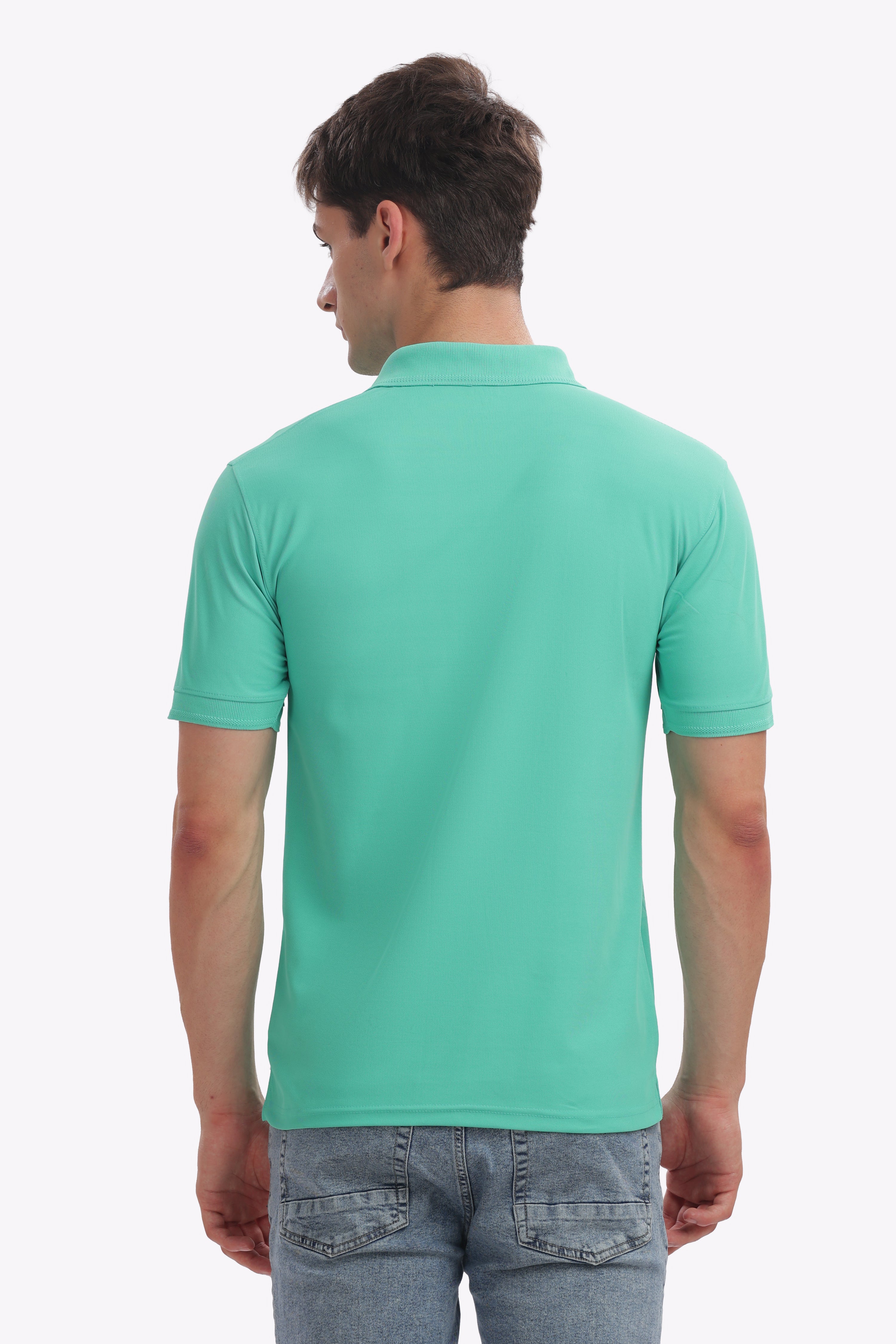MARS “Fresh Leaf” Light Green Polo | Vibrant, Breezy & Youthful Men’s Tee