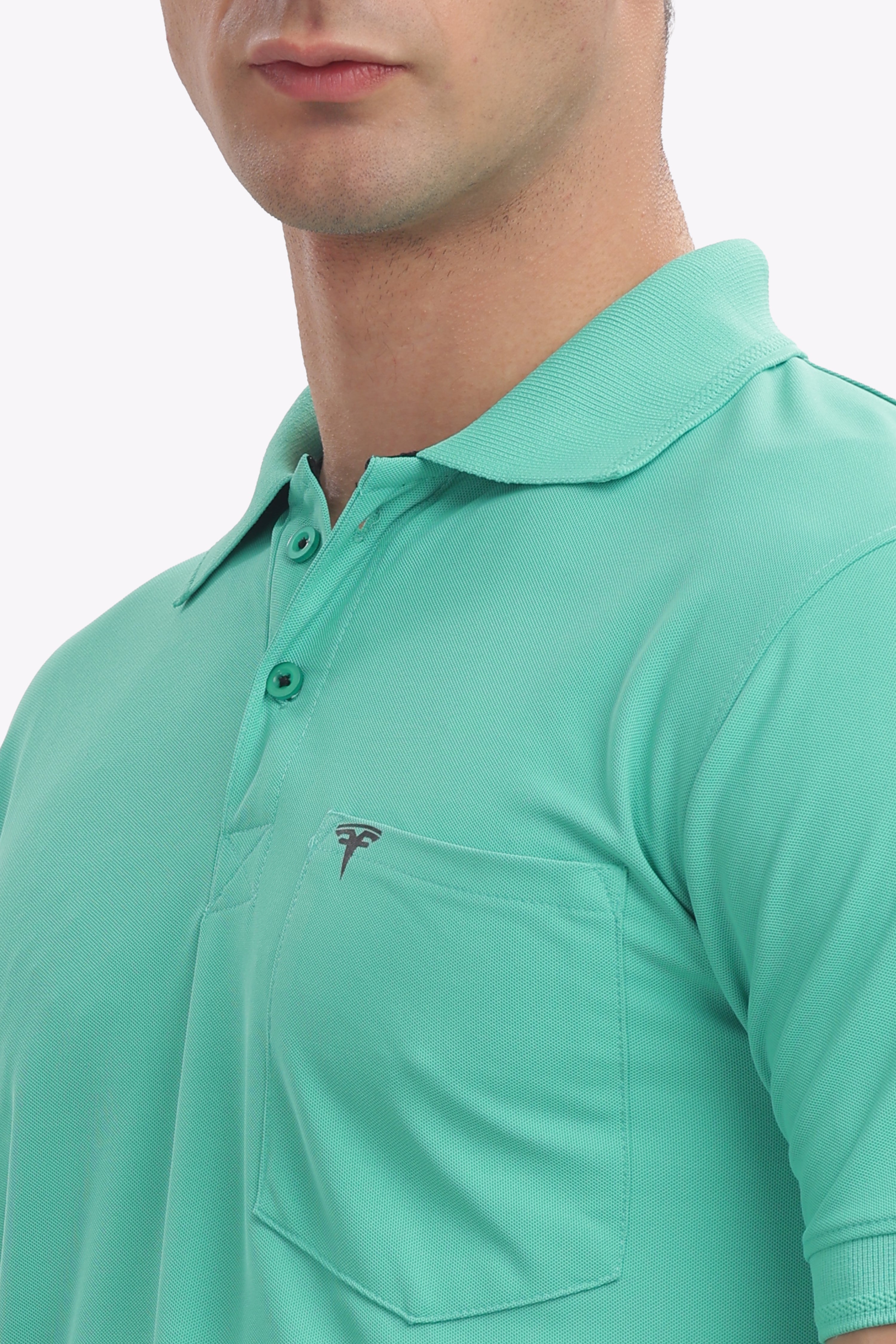 MARS “Fresh Leaf” Light Green Polo | Vibrant, Breezy & Youthful Men’s Tee