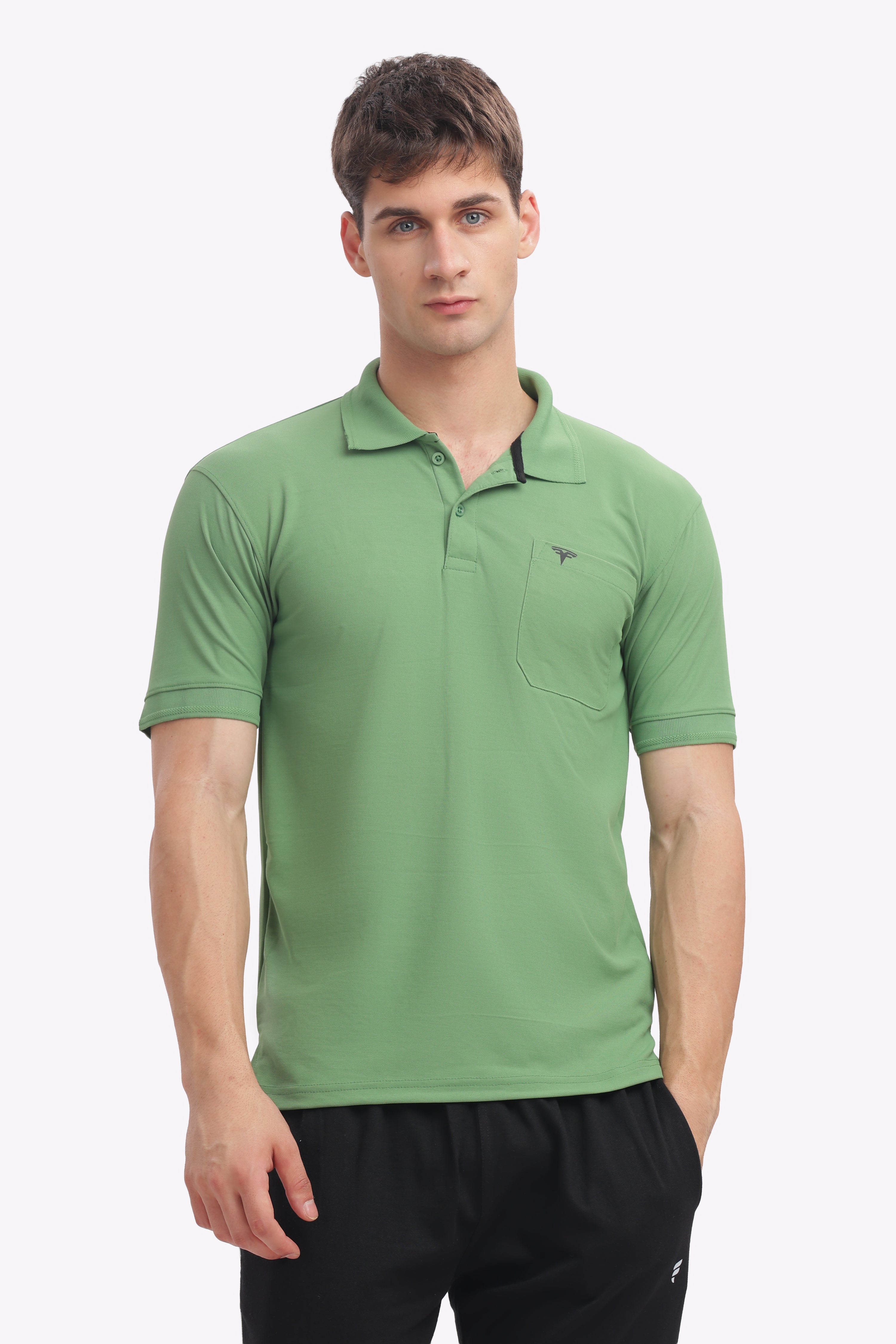 MARS “Forest Spirit” Green Collar T-Shirt | Cool, Comfy & Stylish Polo