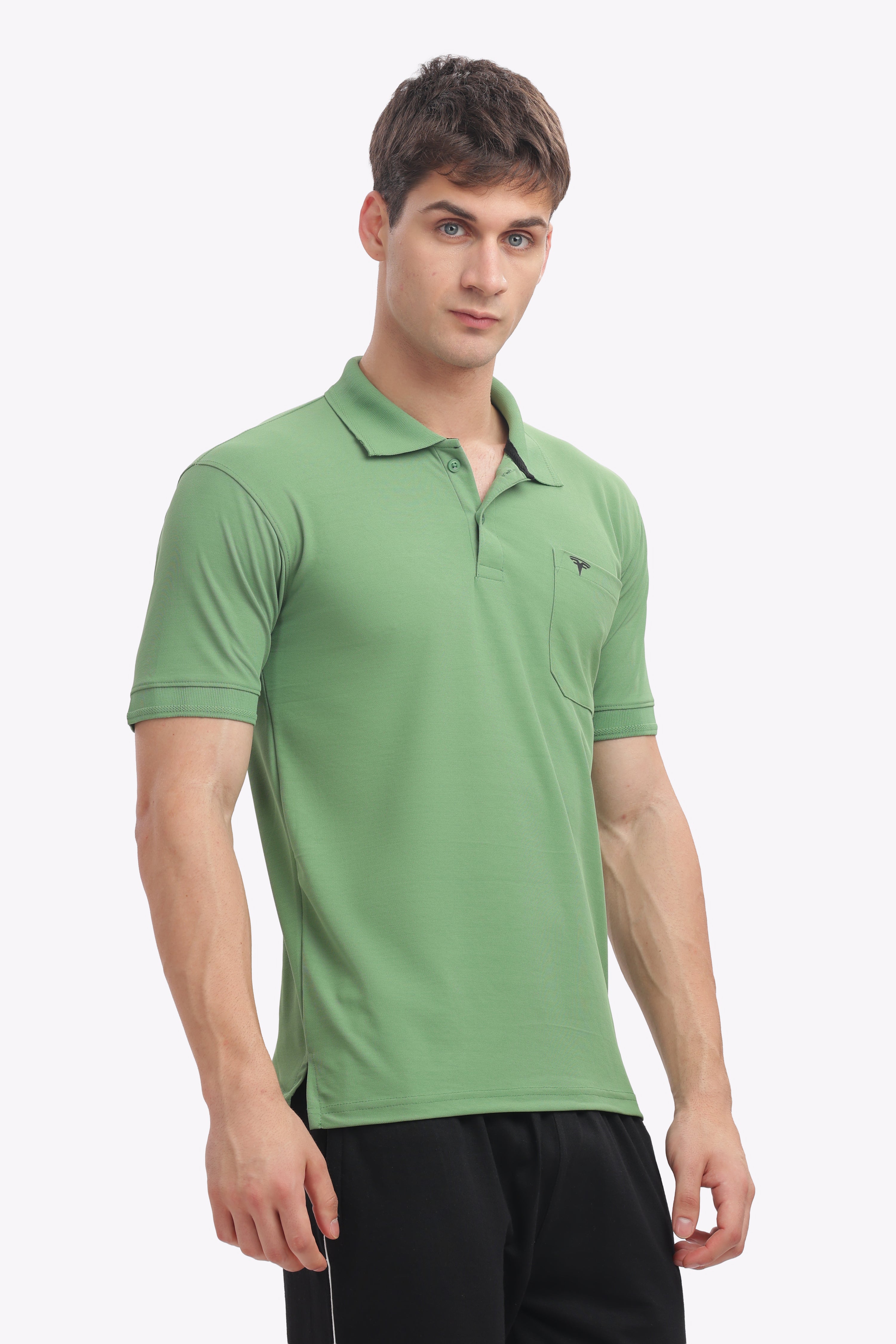 MARS “Forest Spirit” Green Collar T-Shirt | Cool, Comfy & Stylish Polo
