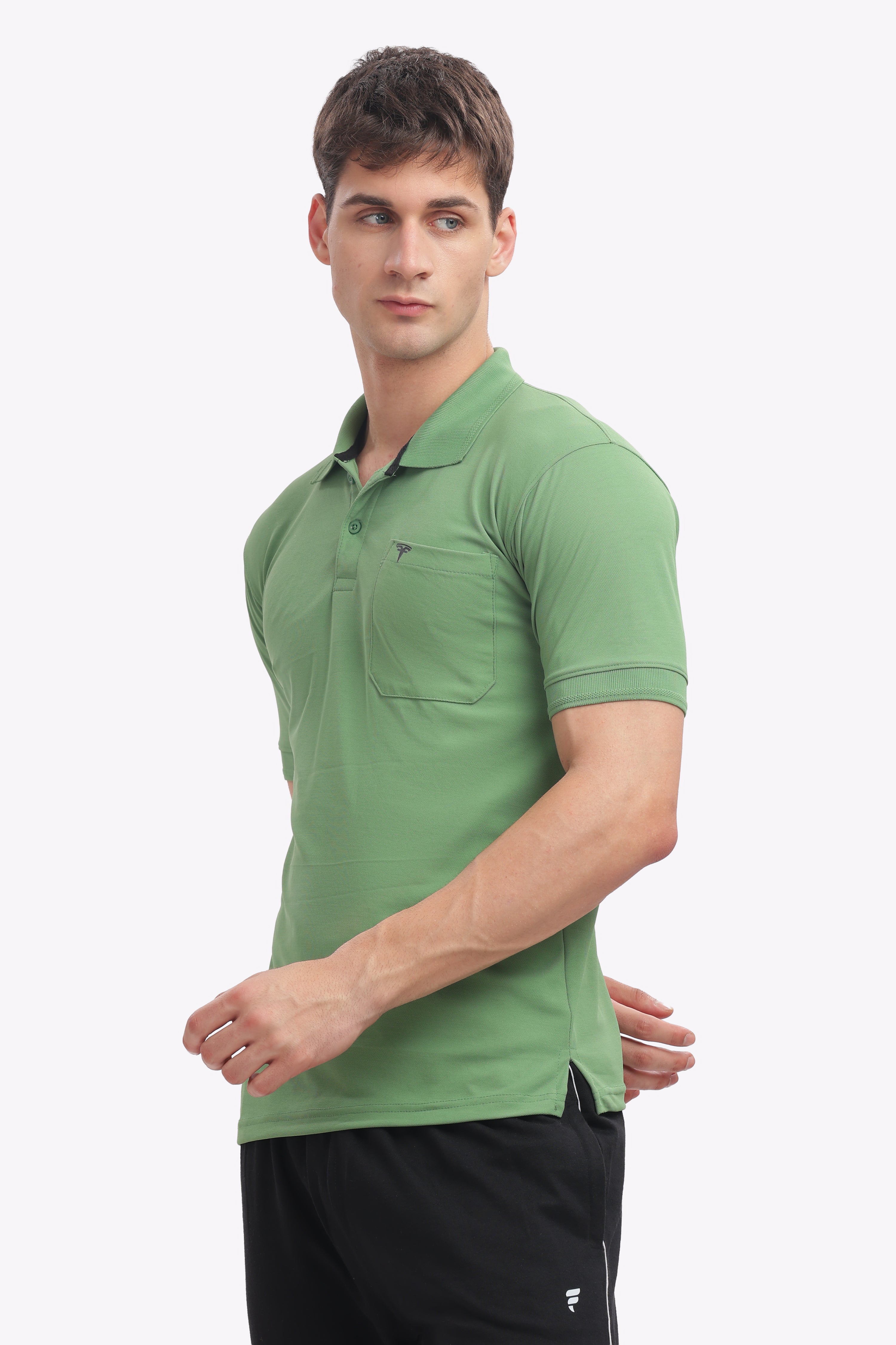 MARS “Forest Spirit” Green Collar T-Shirt | Cool, Comfy & Stylish Polo
