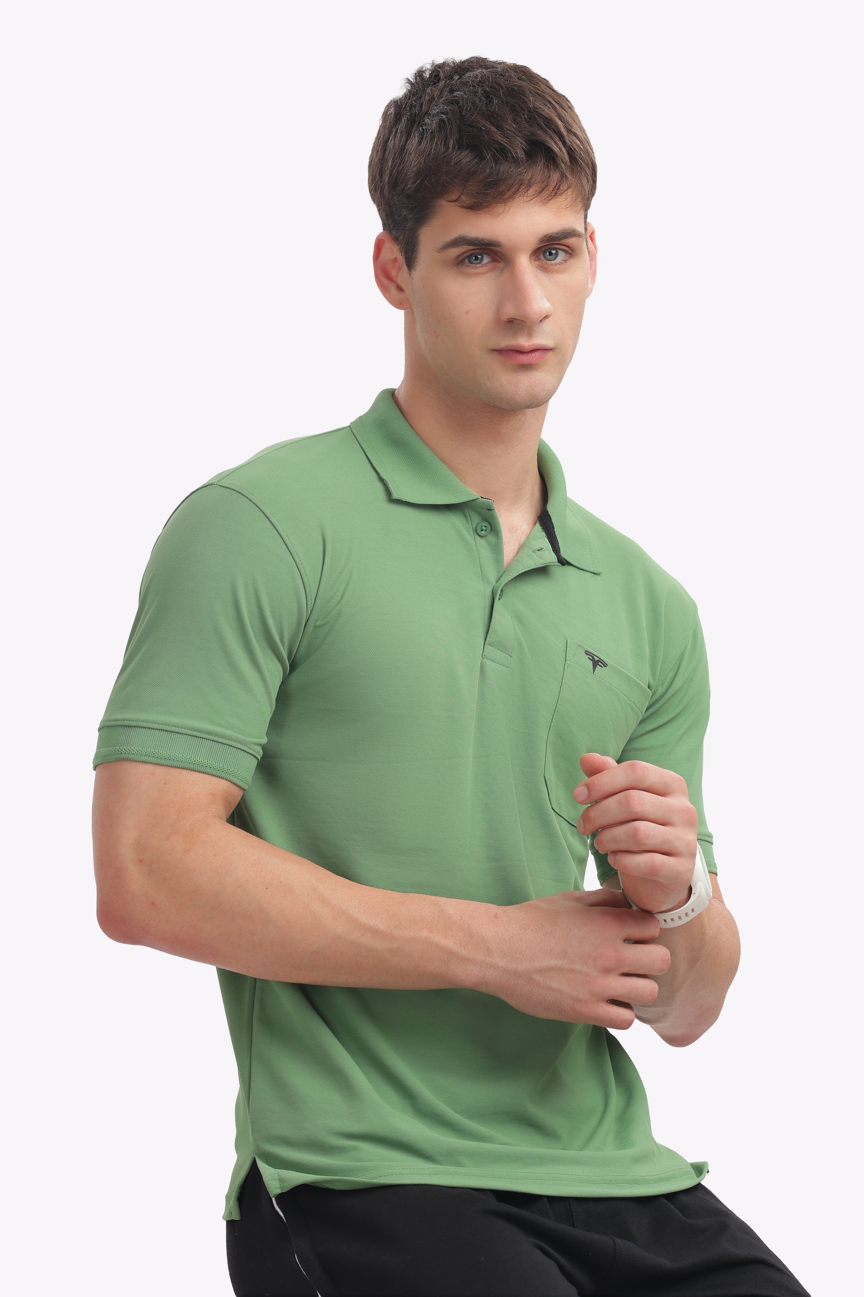 MARS “Forest Spirit” Green Collar T-Shirt | Cool, Comfy & Stylish Polo