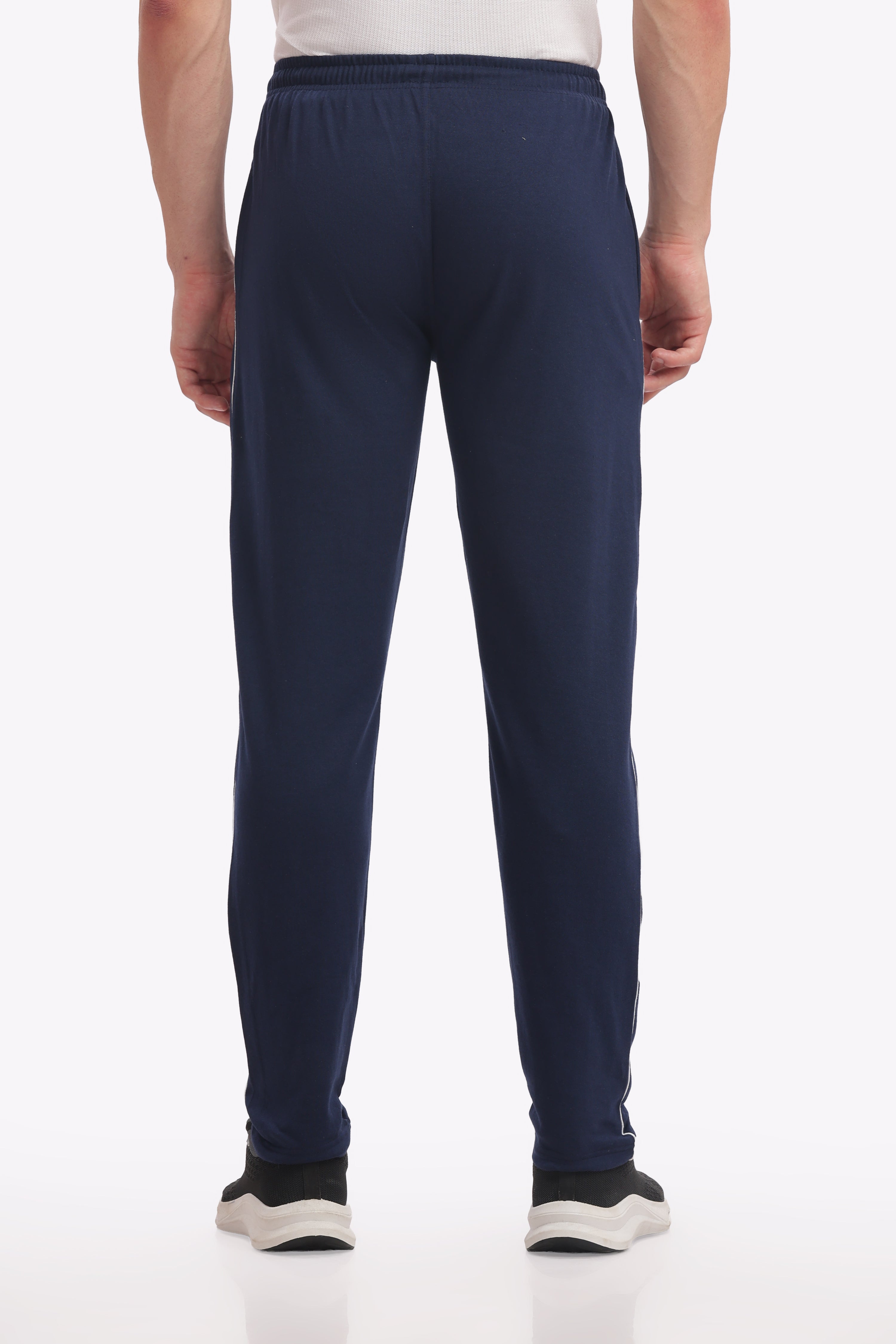 Men’s Cotton Track Pant – Navy | Soft & Stretchable Joggers for Gym, Sports & Everyday Comfort