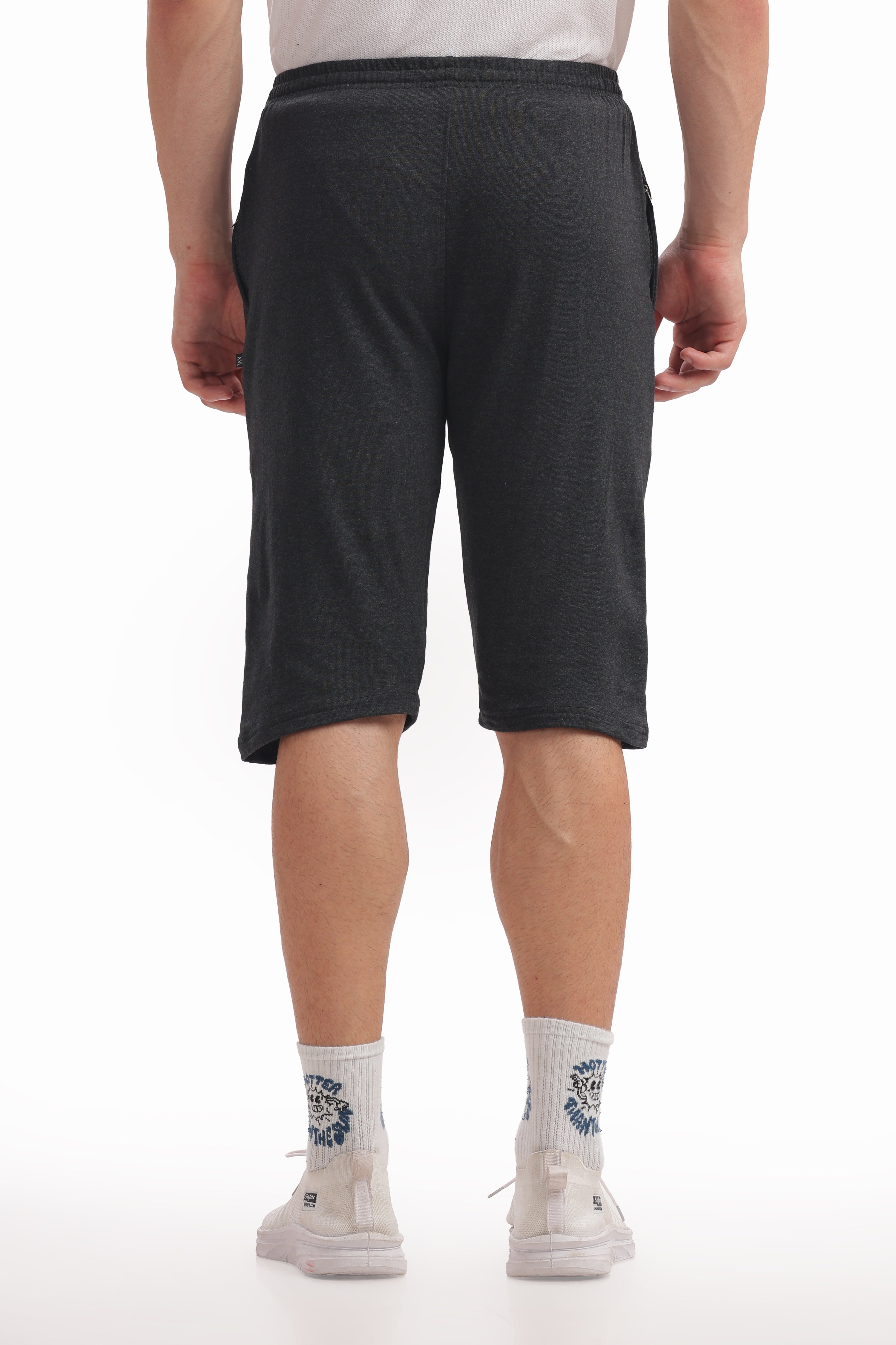 Men’s Cotton 3/4th Shorts – Black | Everyday Casual Shorts