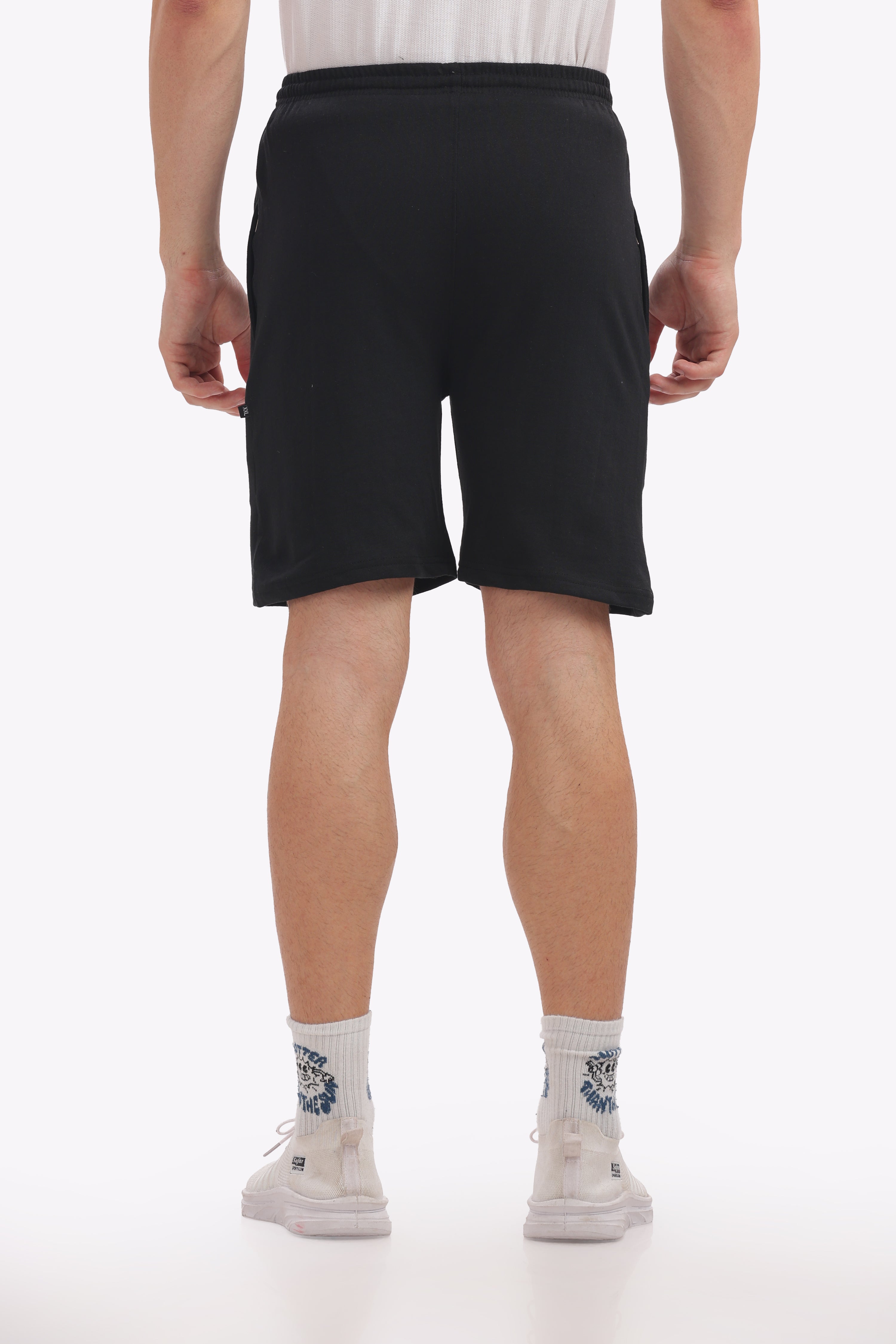 Men’s Premium Black Cotton Shorts – Soft, Lightweight, and Durable Everyday Wear