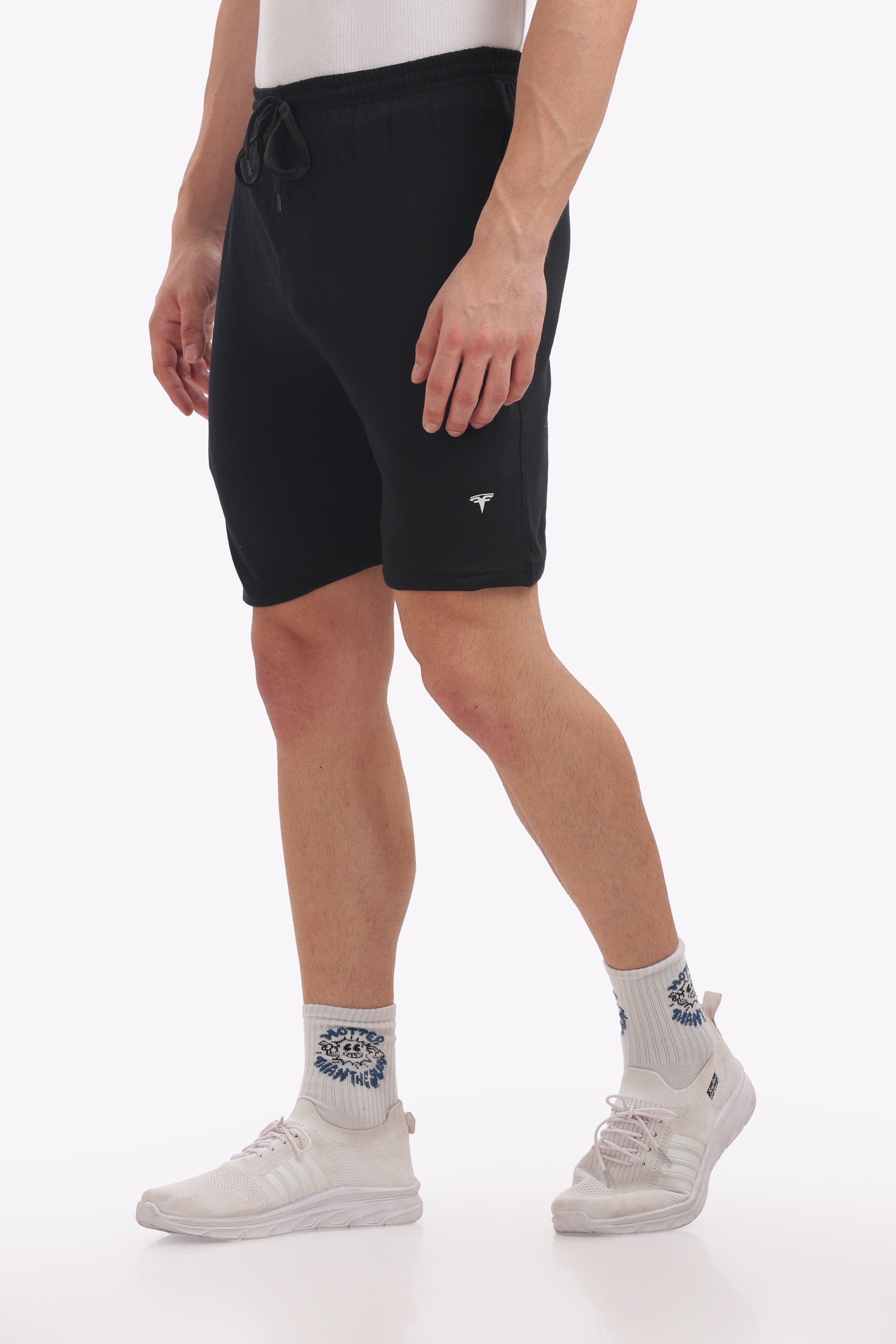 Men’s Premium Black Cotton Shorts – Soft, Lightweight, and Durable Everyday Wear