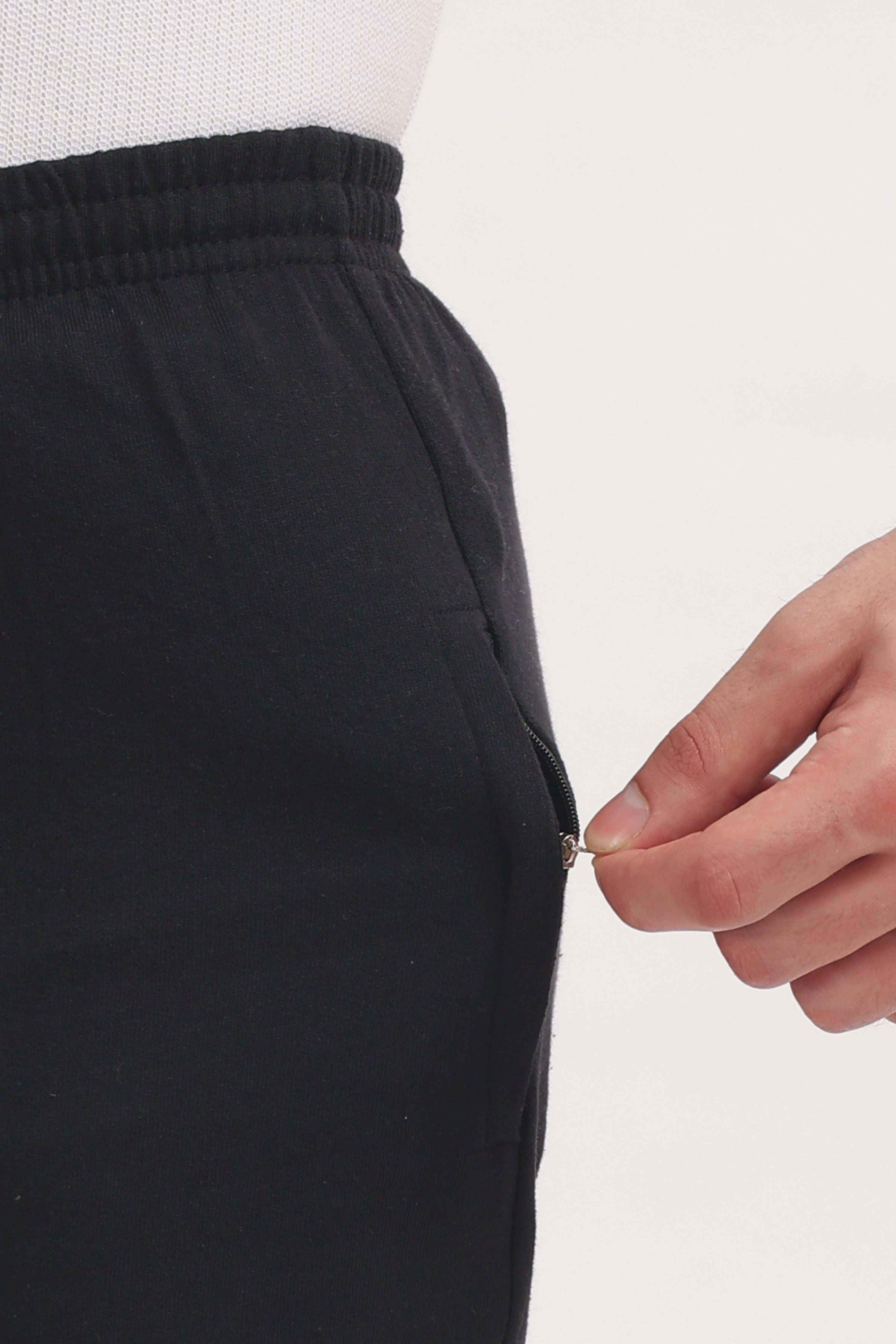 Men’s Premium Black Cotton Shorts – Soft, Lightweight, and Durable Everyday Wear