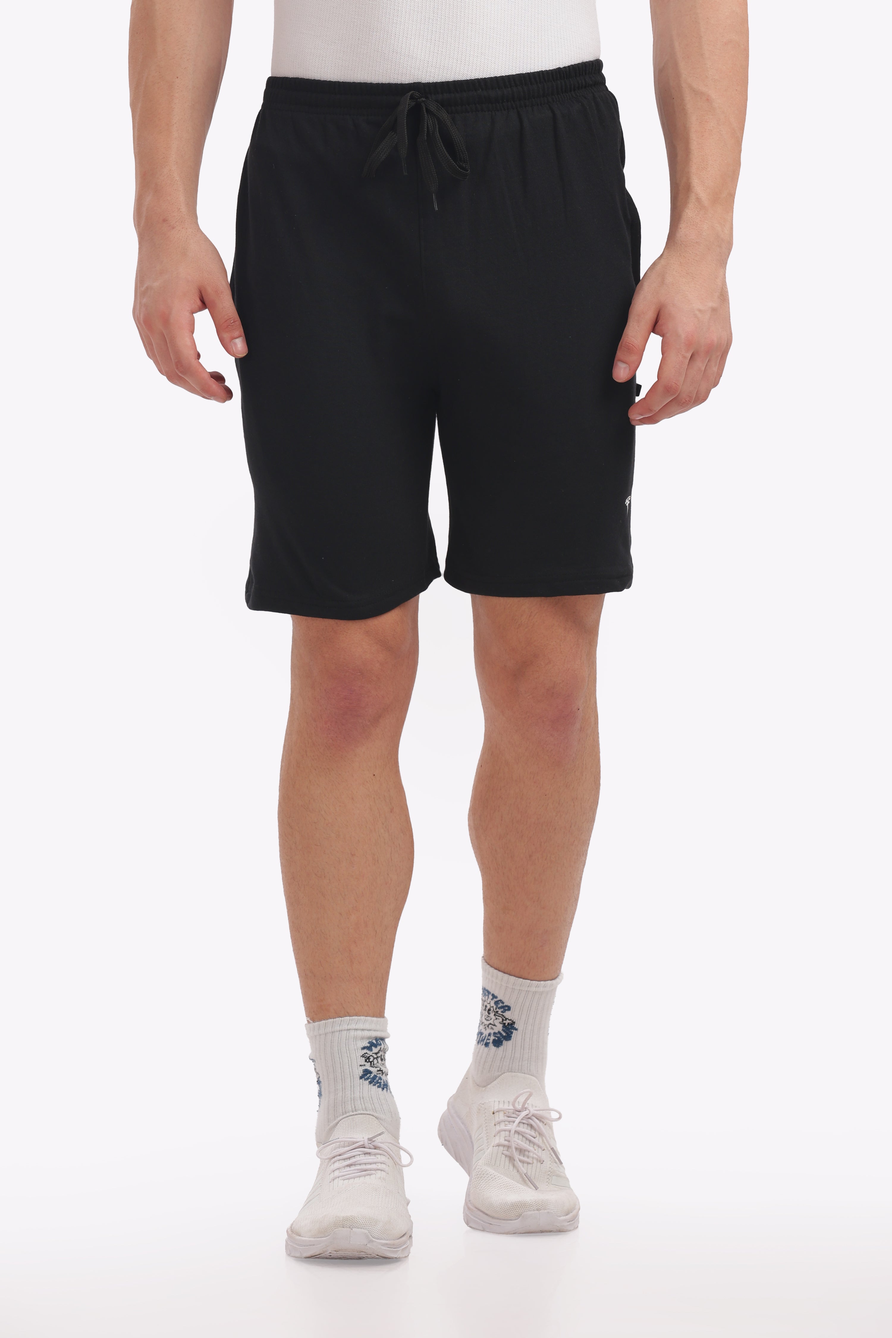 Men’s Premium Black Cotton Shorts – Soft, Lightweight, and Durable Everyday Wear