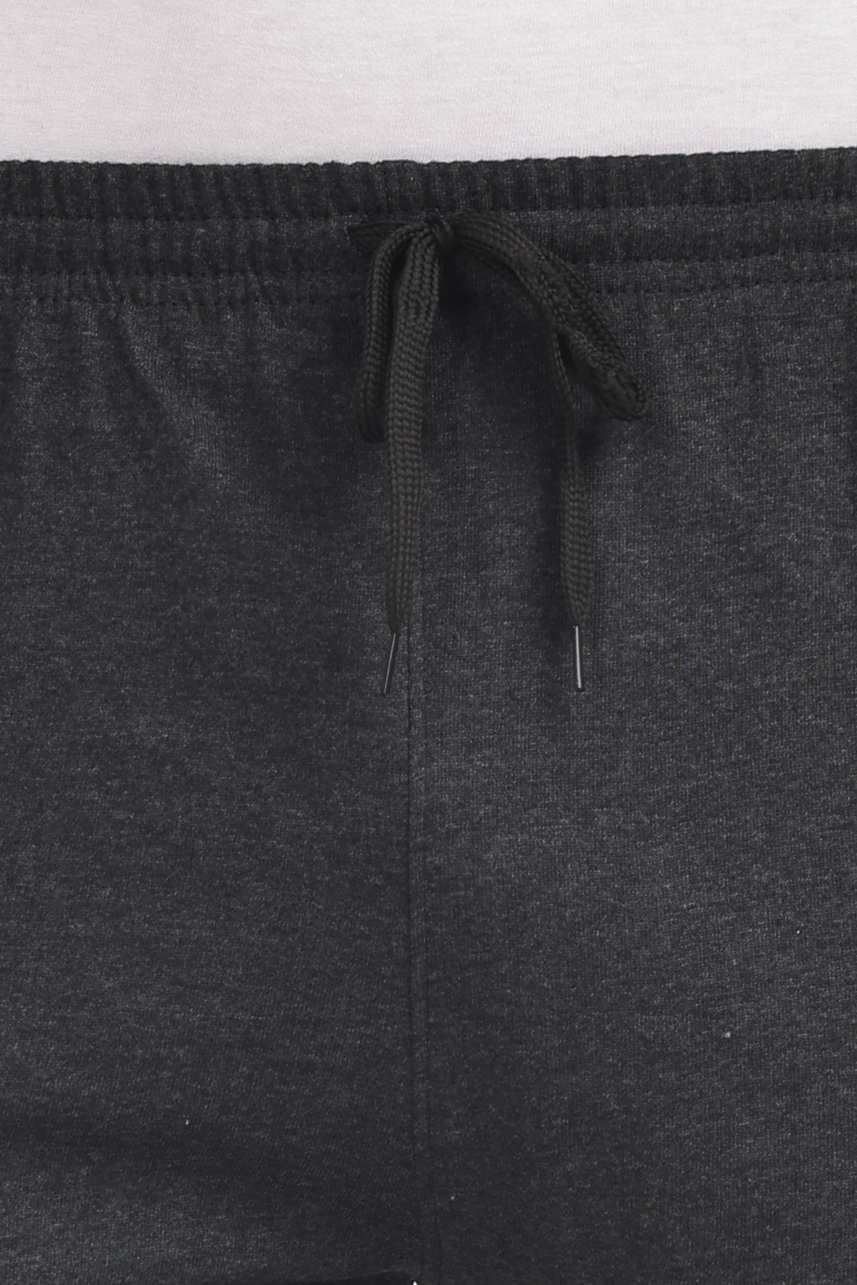 Men’s Premium Black Melange Cotton Shorts – Textured Finish, Cool & Comfortable Fit