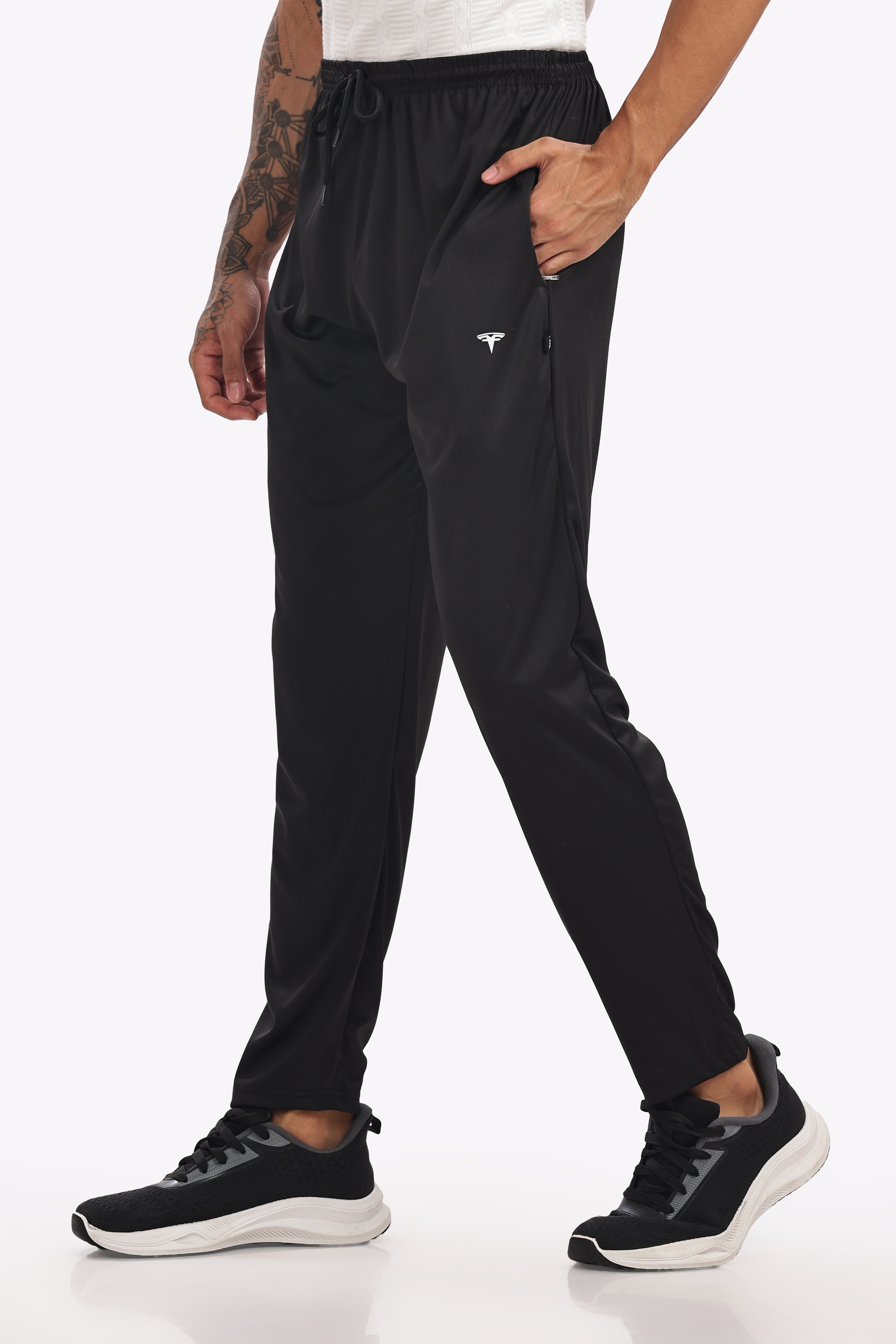 Men’s Black Lycra Track Pant – Timeless Style Meets Everyday Comfort