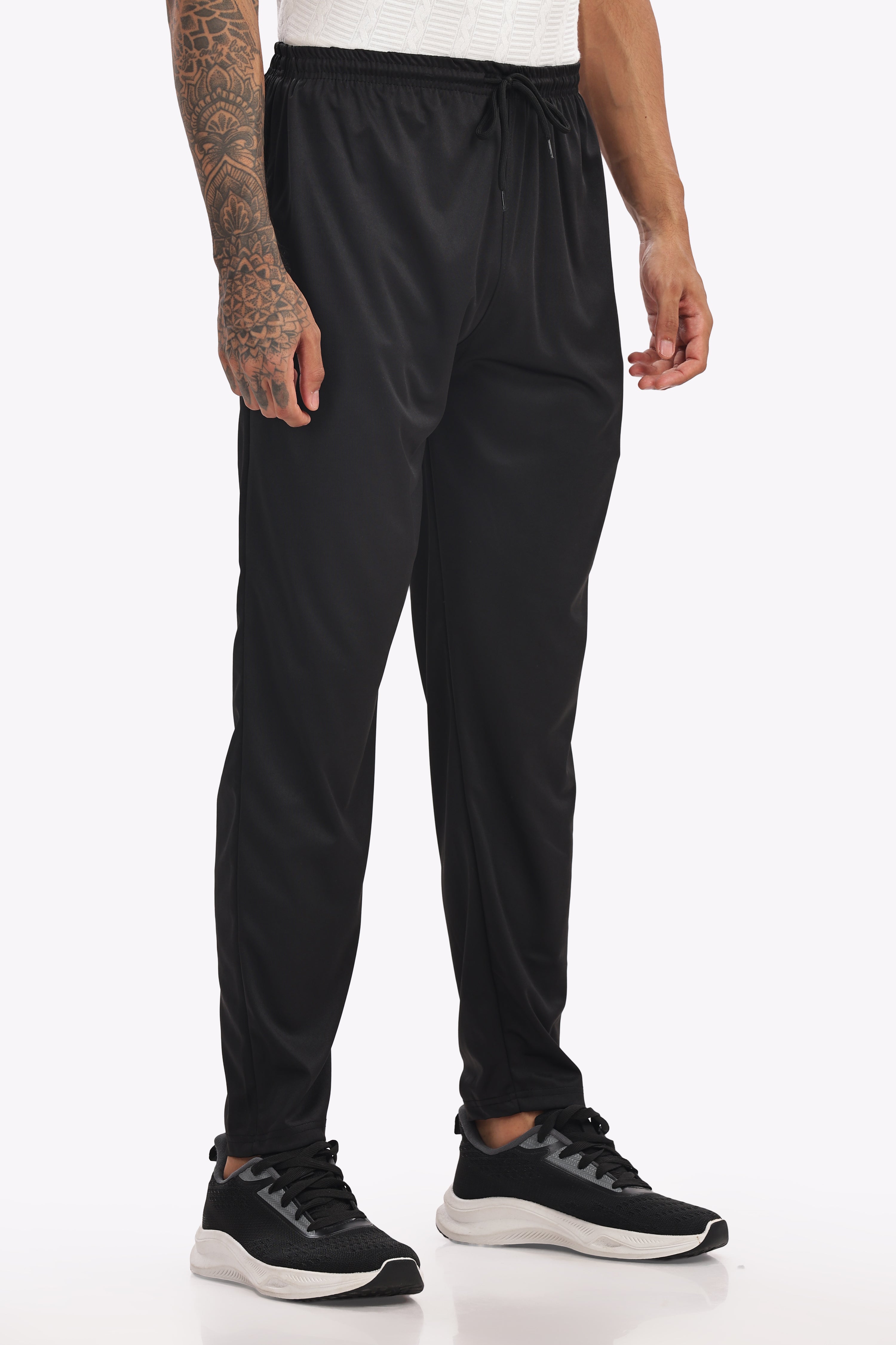 Men’s Black Lycra Track Pant – Timeless Style Meets Everyday Comfort