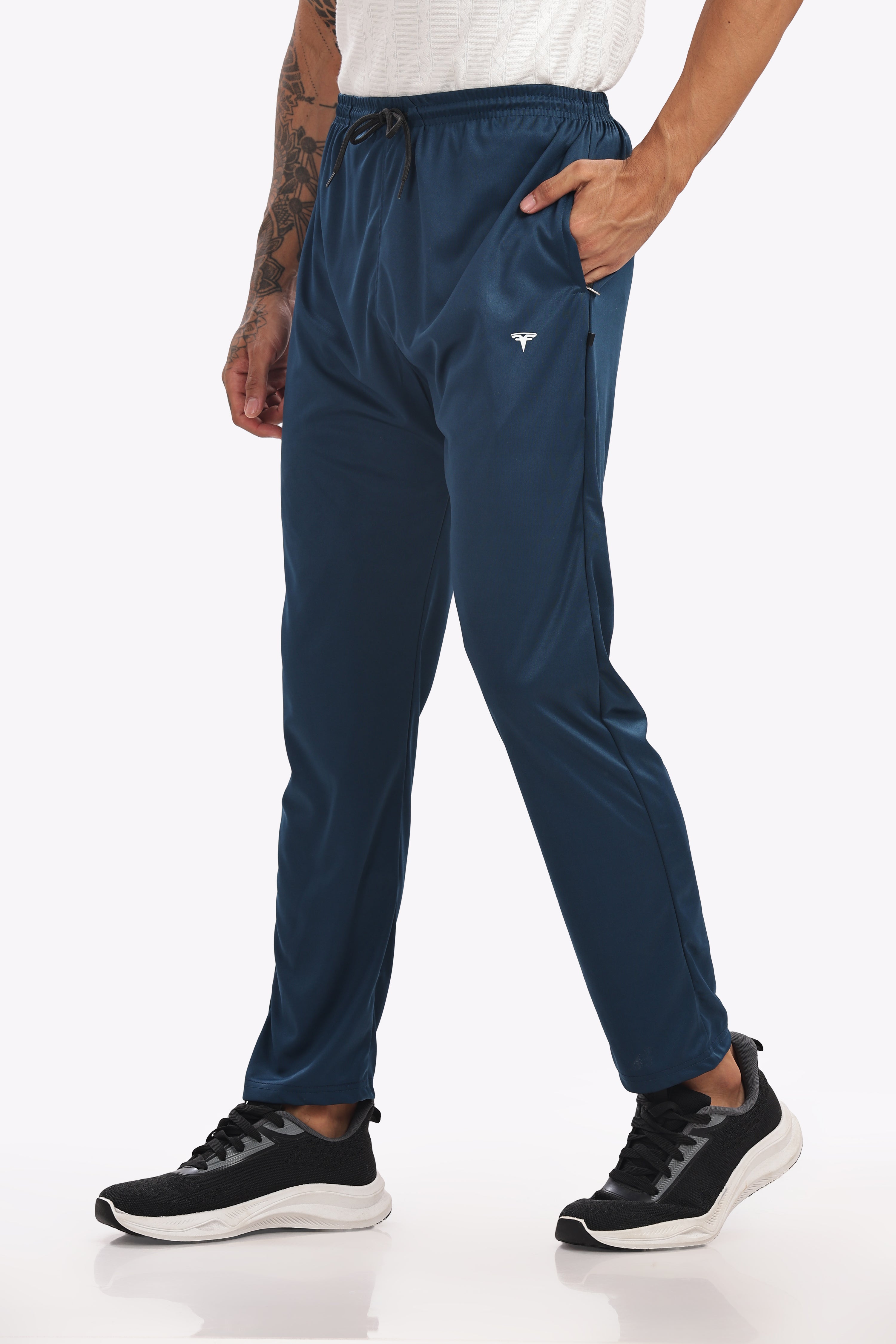 Men’s Blue Lycra Track Pant – Calm, Cool & Effortlessly Stylish