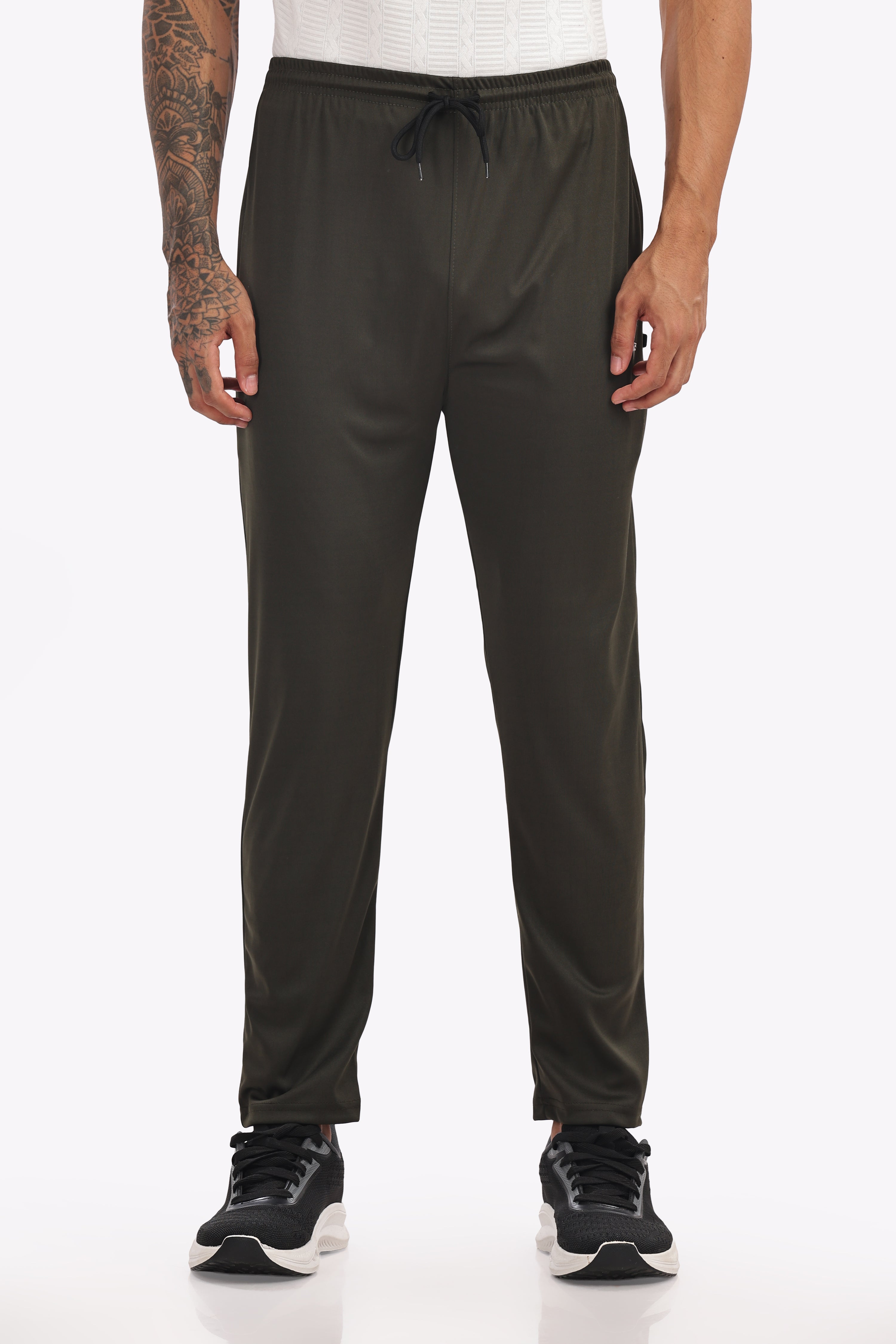 Men’s Alive Green Lycra Track Pant – Bold, Energetic & Trend-Forward