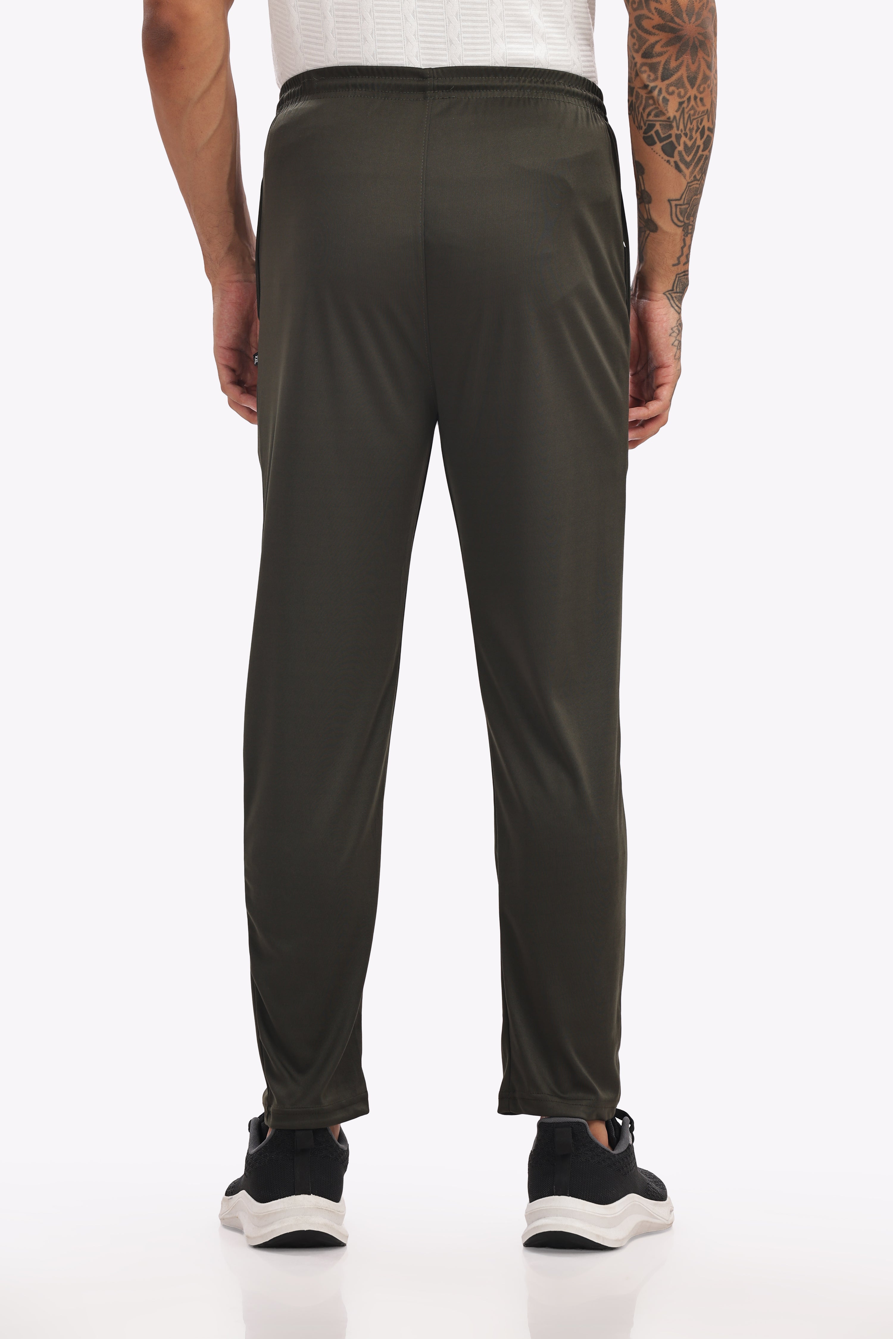 Men’s Alive Green Lycra Track Pant – Bold, Energetic & Trend-Forward