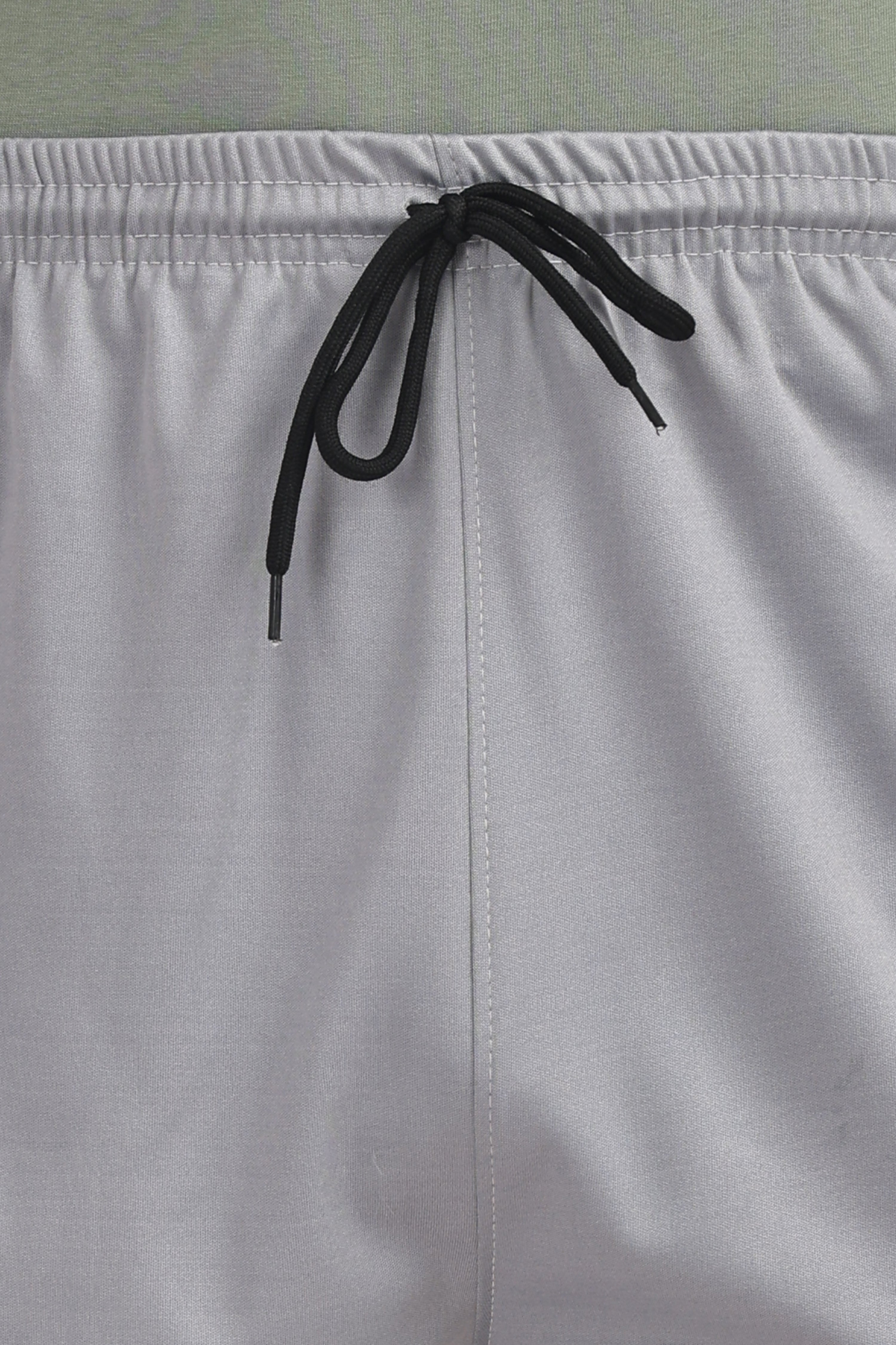 Men’s Cotton Track Pants – White Melange | Premium 200 GSM Cotton