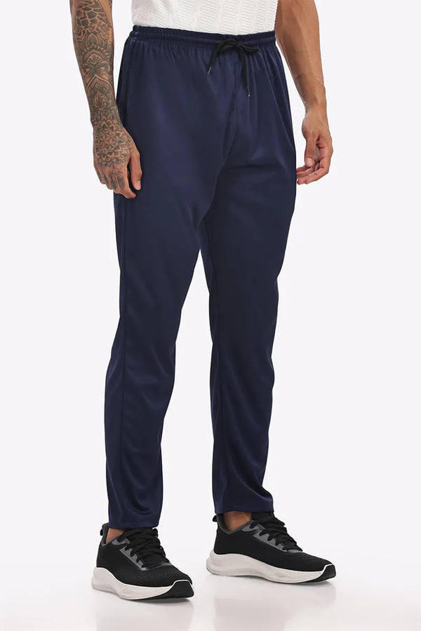 Lycra Track Pant - Navy