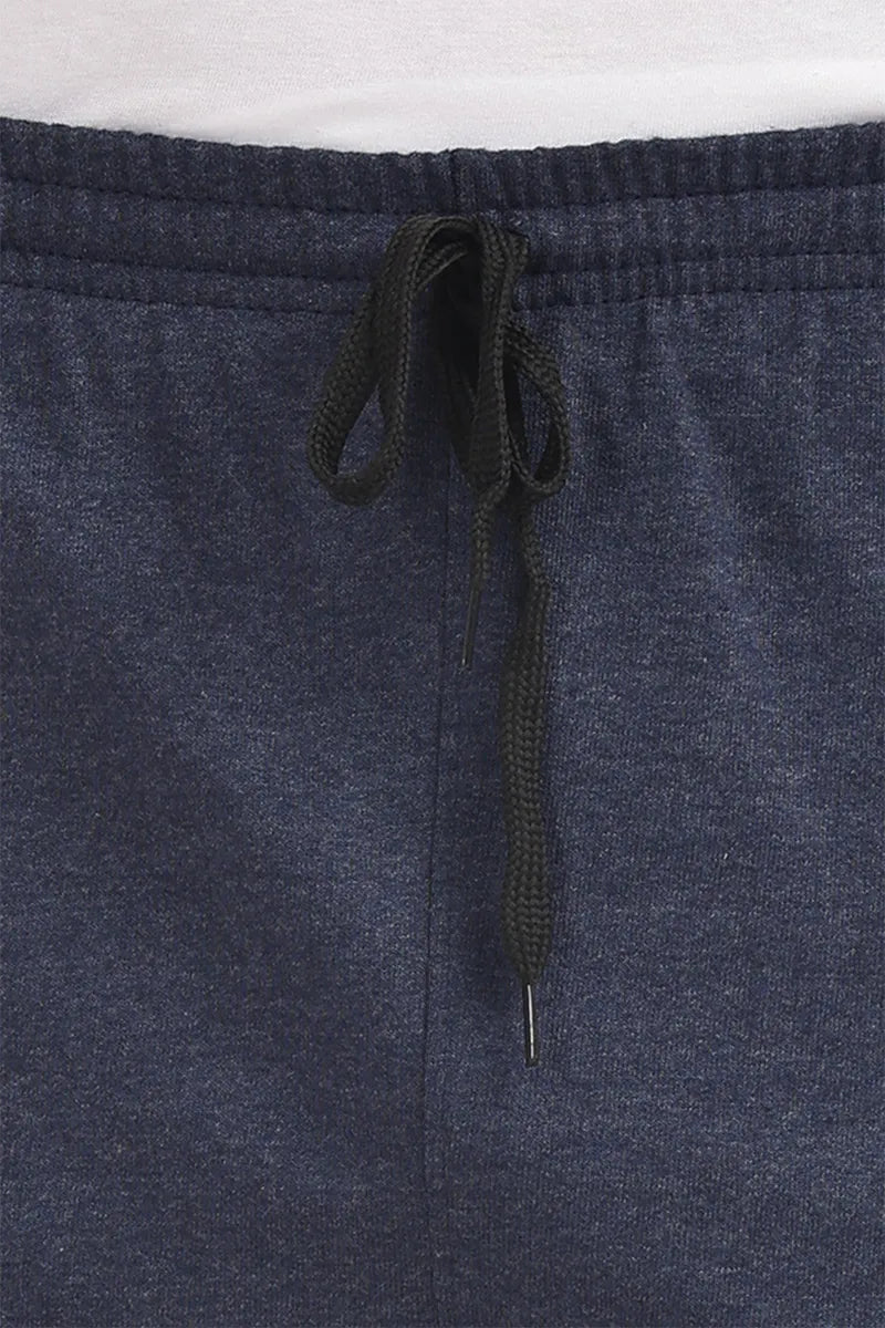 Cotton Shorts - Navy Mellange