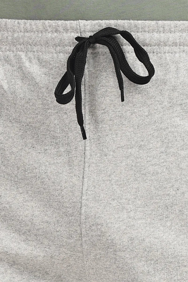 Cotton Shorts - White Mellange