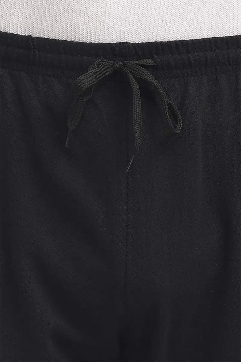Cotton Track Pant - Black