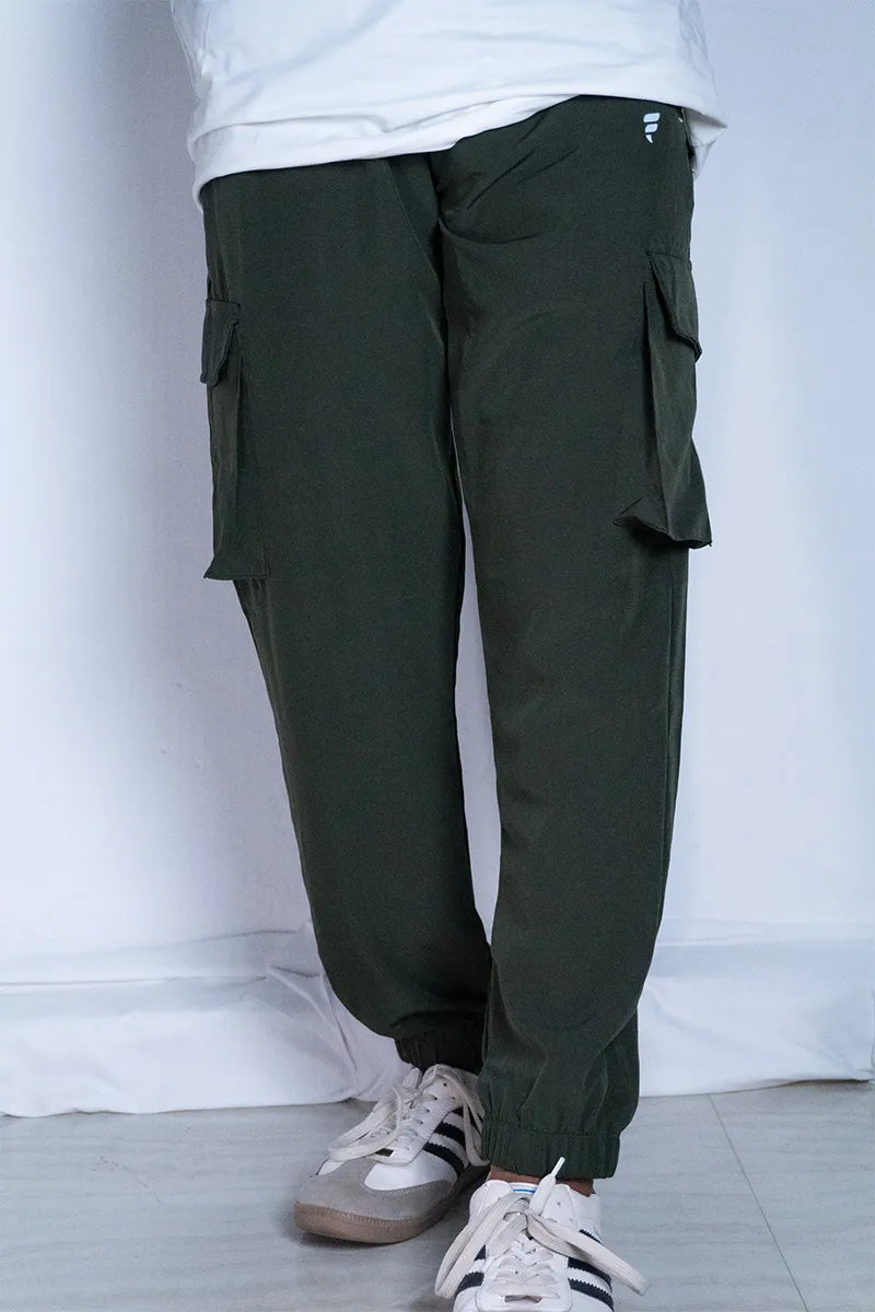 NS Cargo Track Pant  - Green
