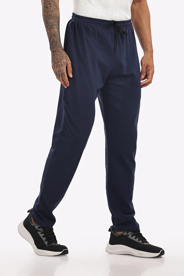 Cotton Track Pant - Navy