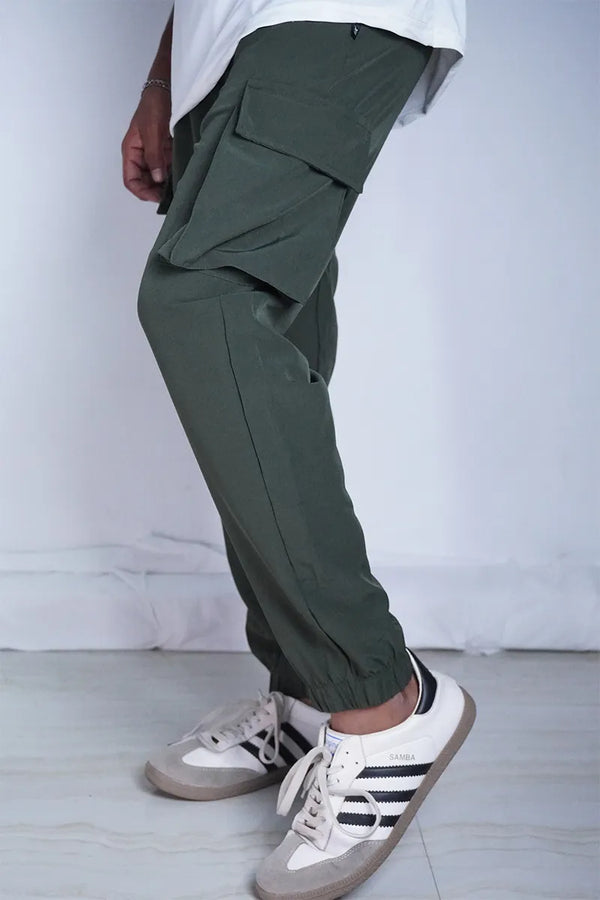 NS Cargo Track Pant  - Green